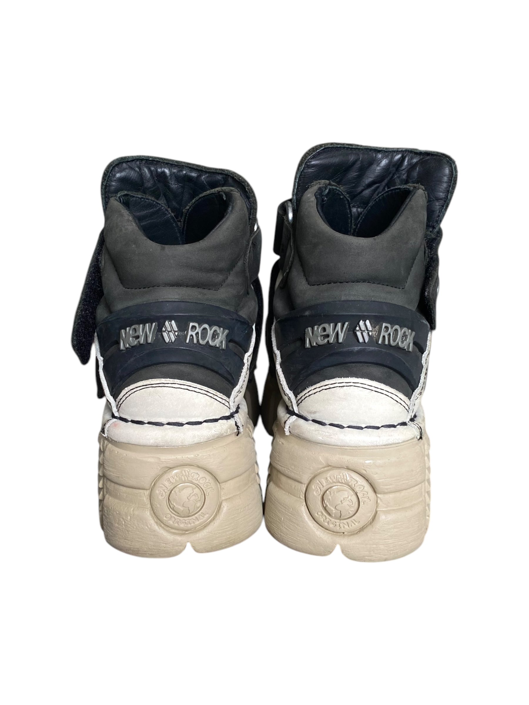 Vintage New Rock M-285 beige platform boots size 40