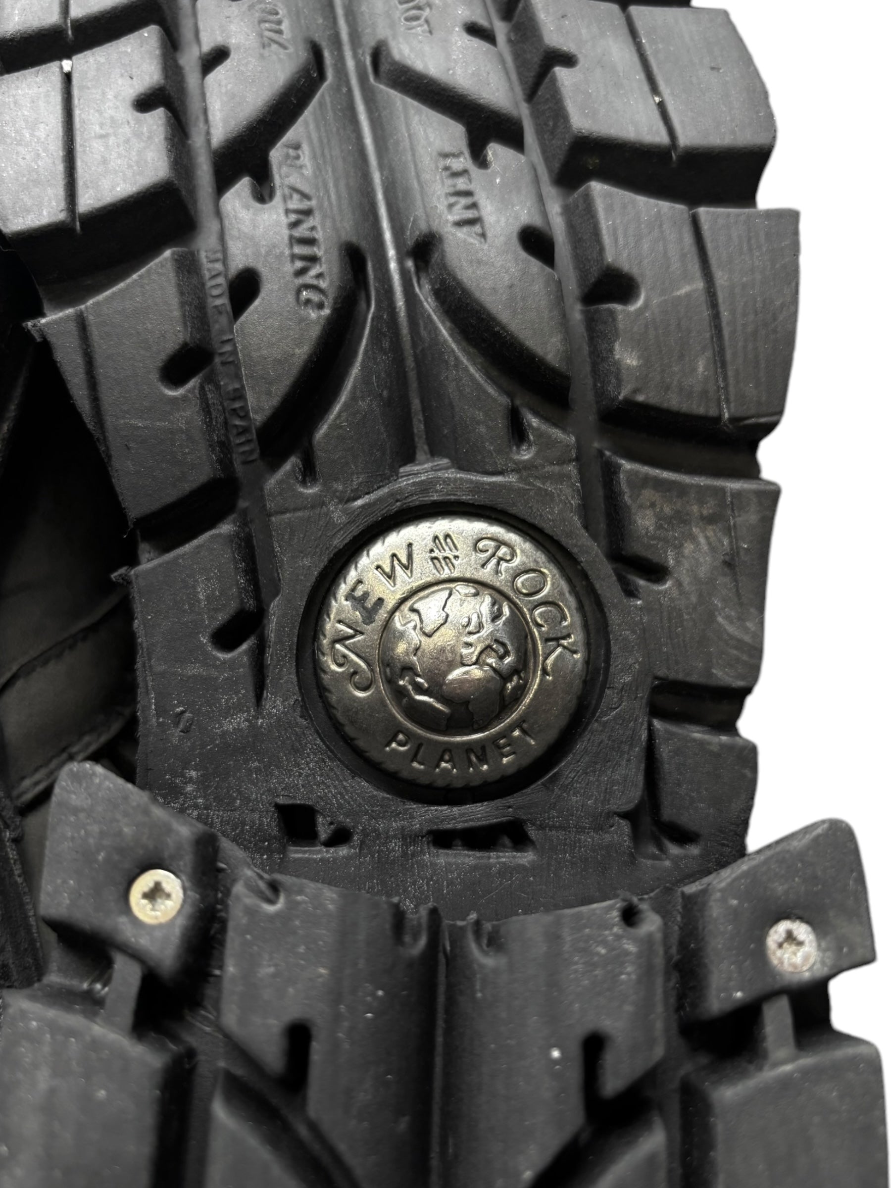 Vintage New Rock leather ankle boots size 41