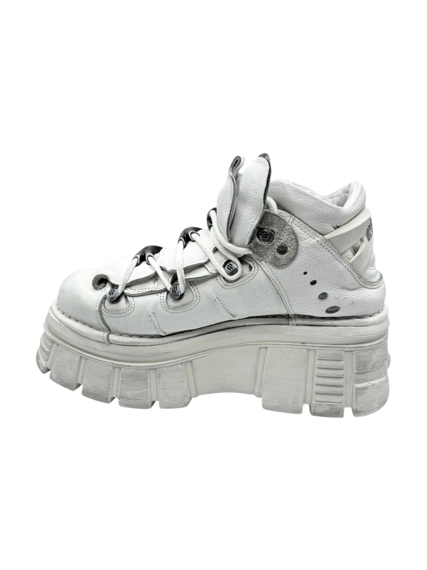 New Rock M-106 white platform boots size 43