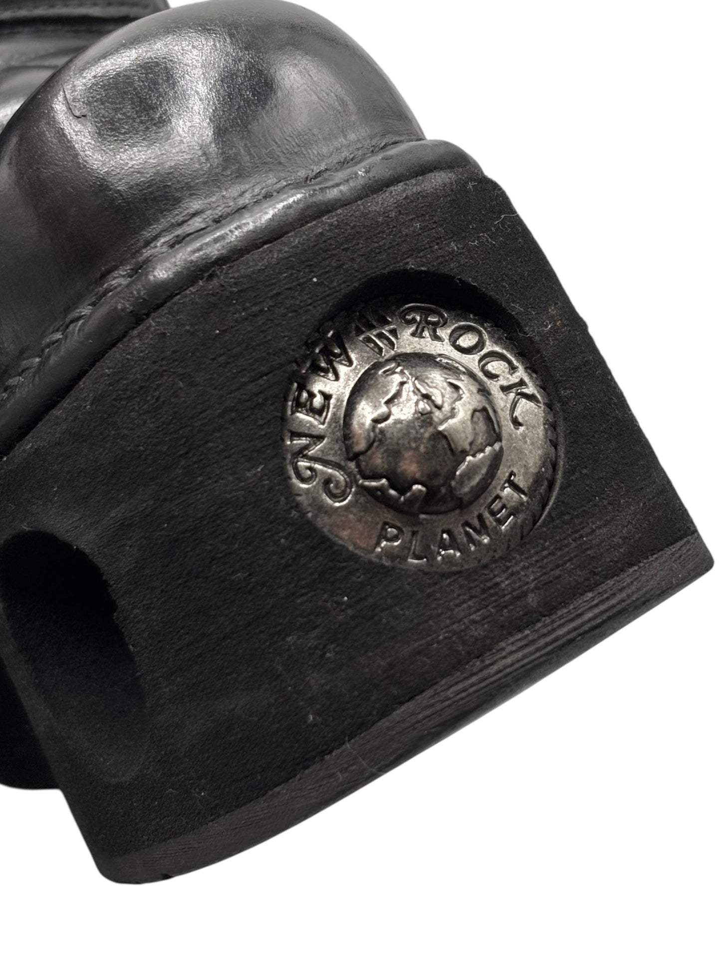 Vintage 90s New Rock neptuno pouch platform boots size 39