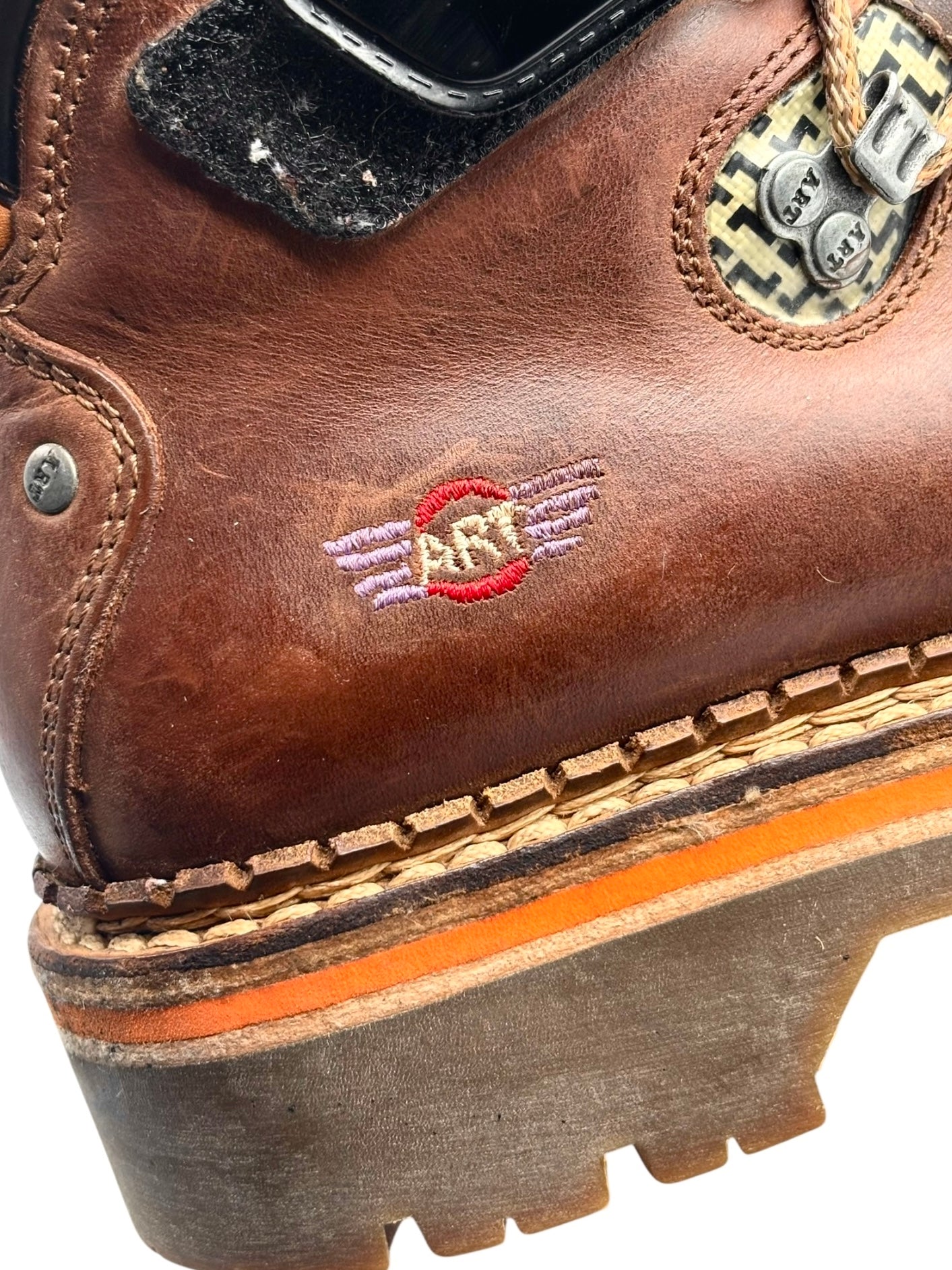 Vintage ART brown leather ankle boots