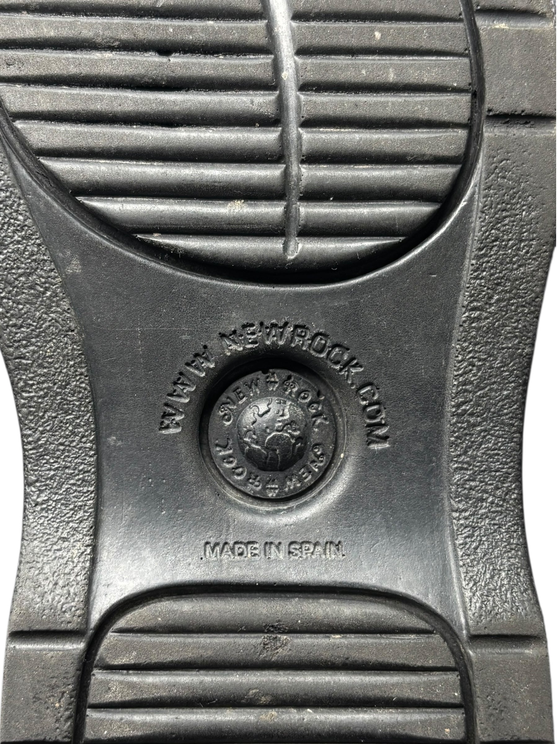 New Rock neptuno mili lace-up leather platform boots size 38