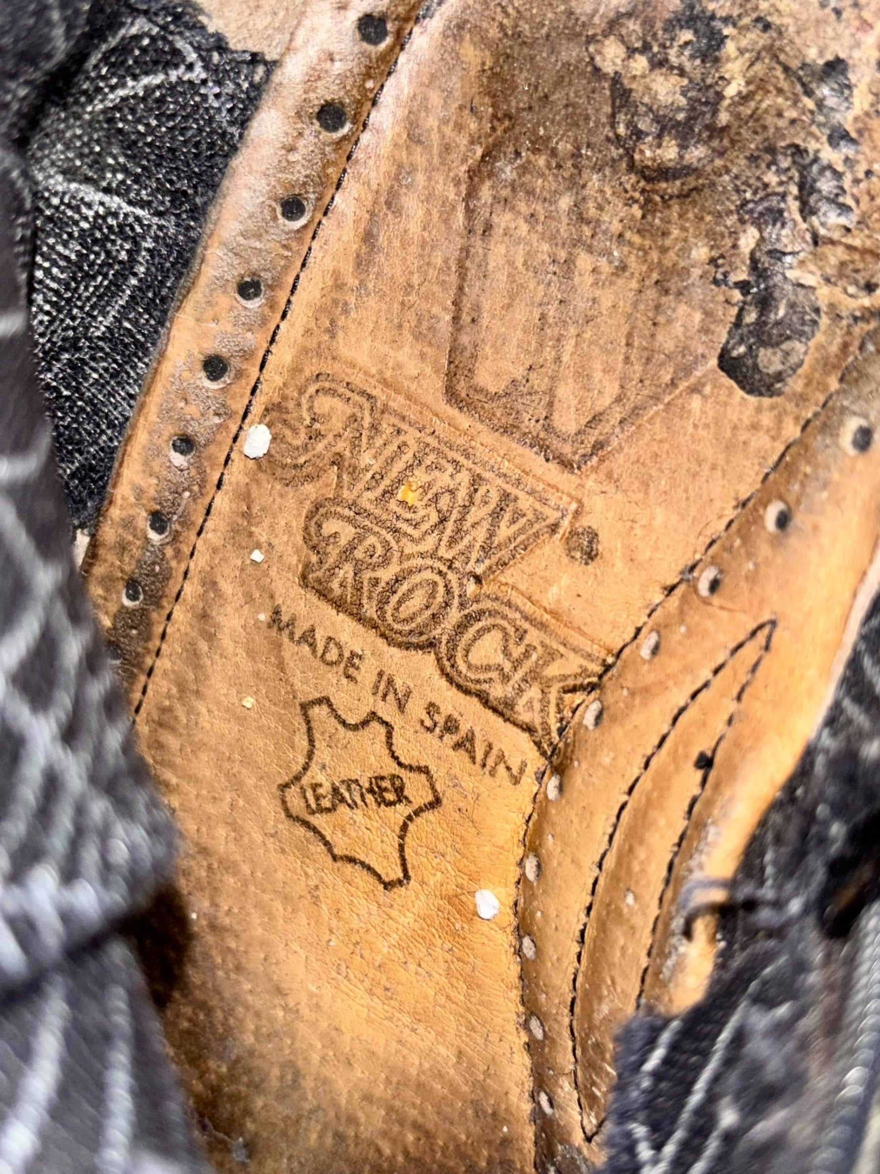 Vintage New Rock reactor boots size 41