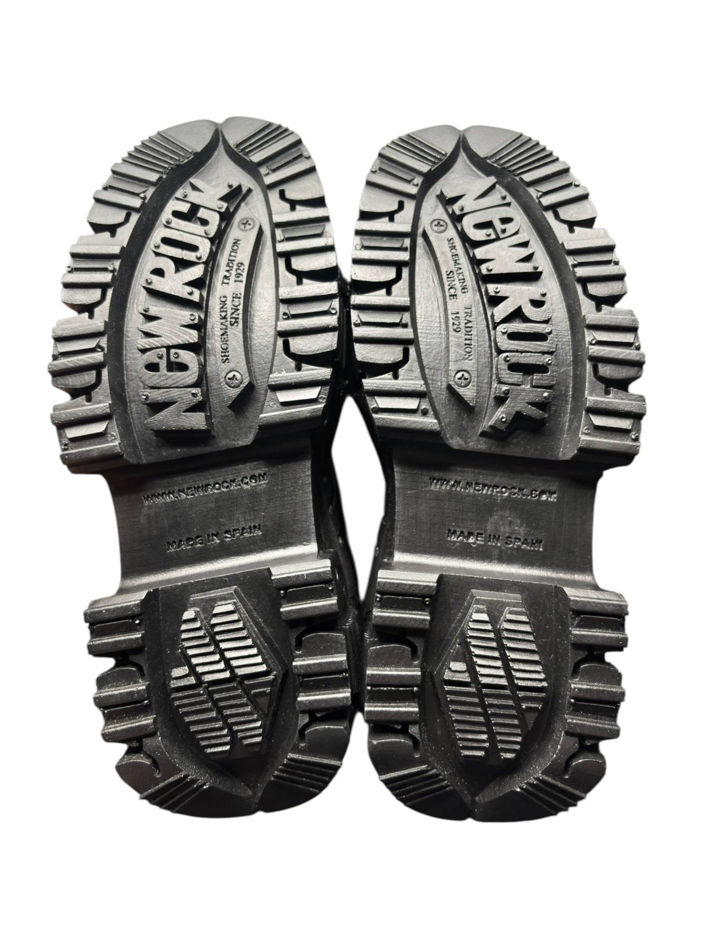 New Rock tank platform leather boots