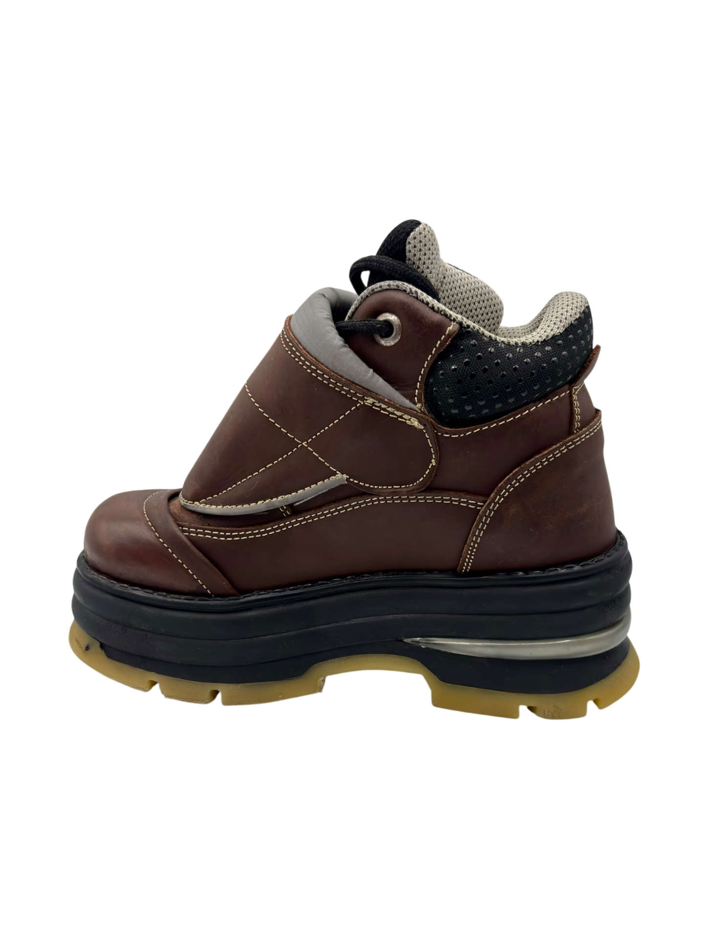 Vintage ART brown T-34 platform boots size 36