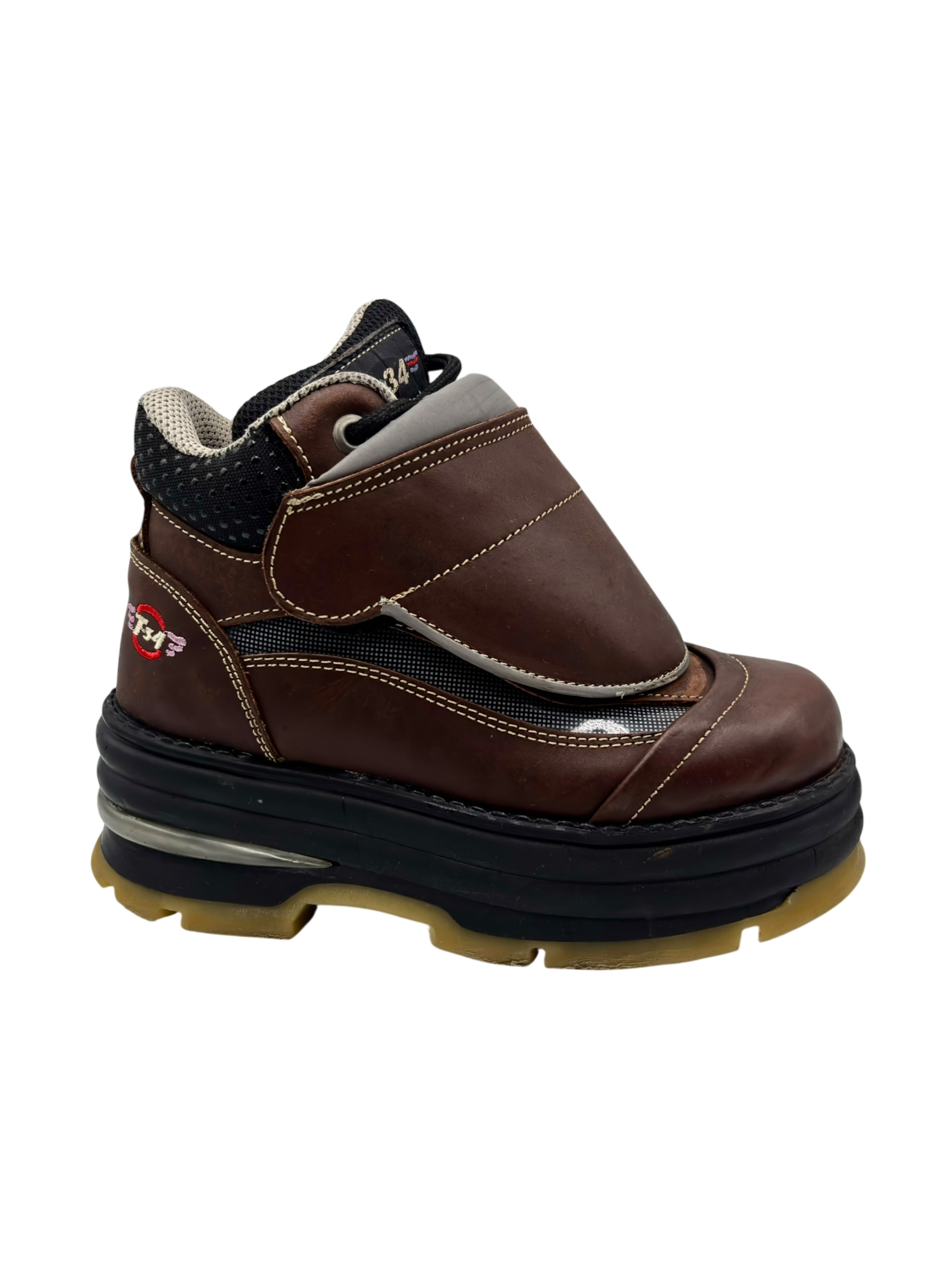 Vintage ART brown T-34 platform boots size 36