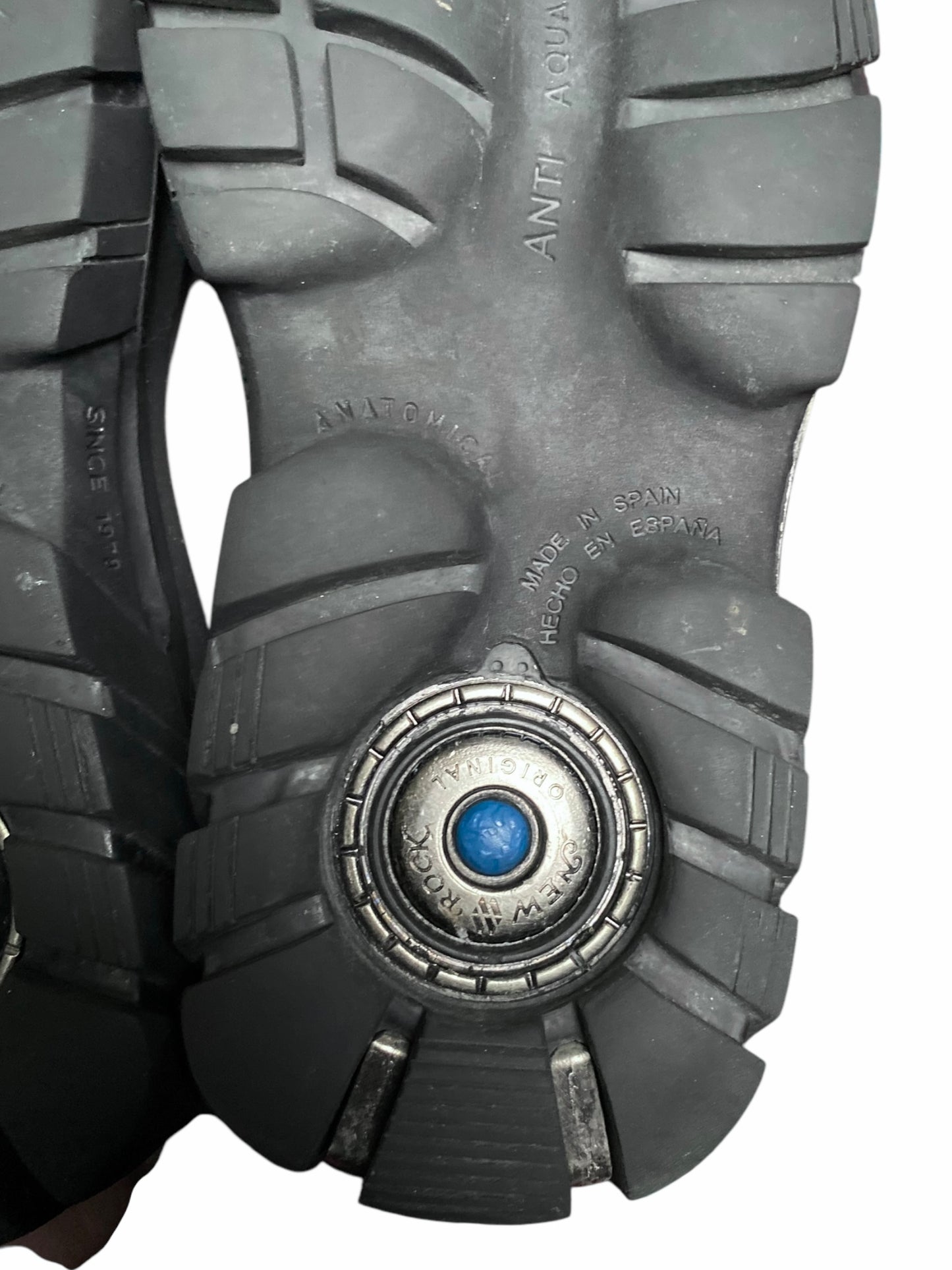 Vintage New Rock pink platform boots size 39