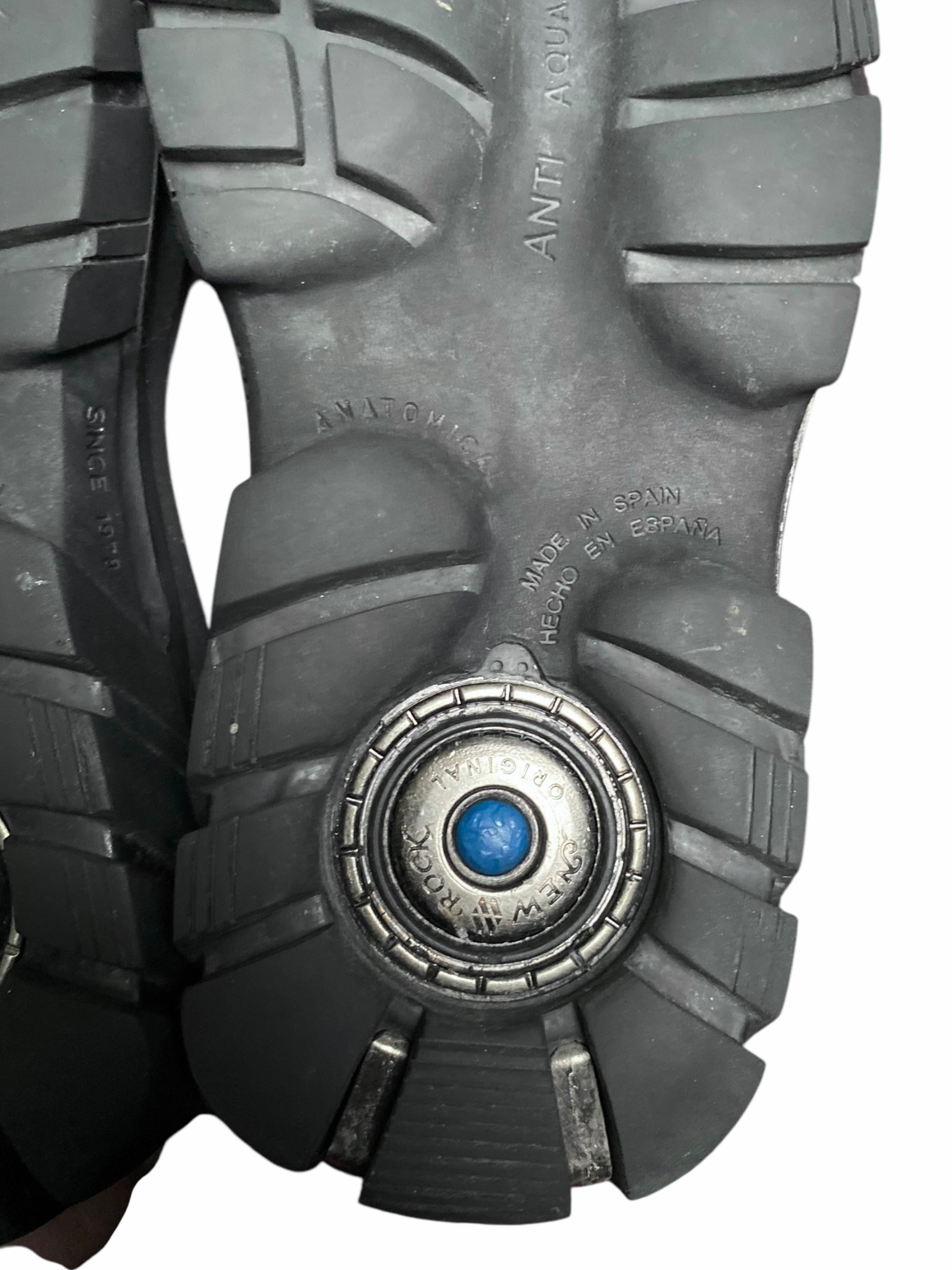 Vintage New Rock pink platform boots size 39