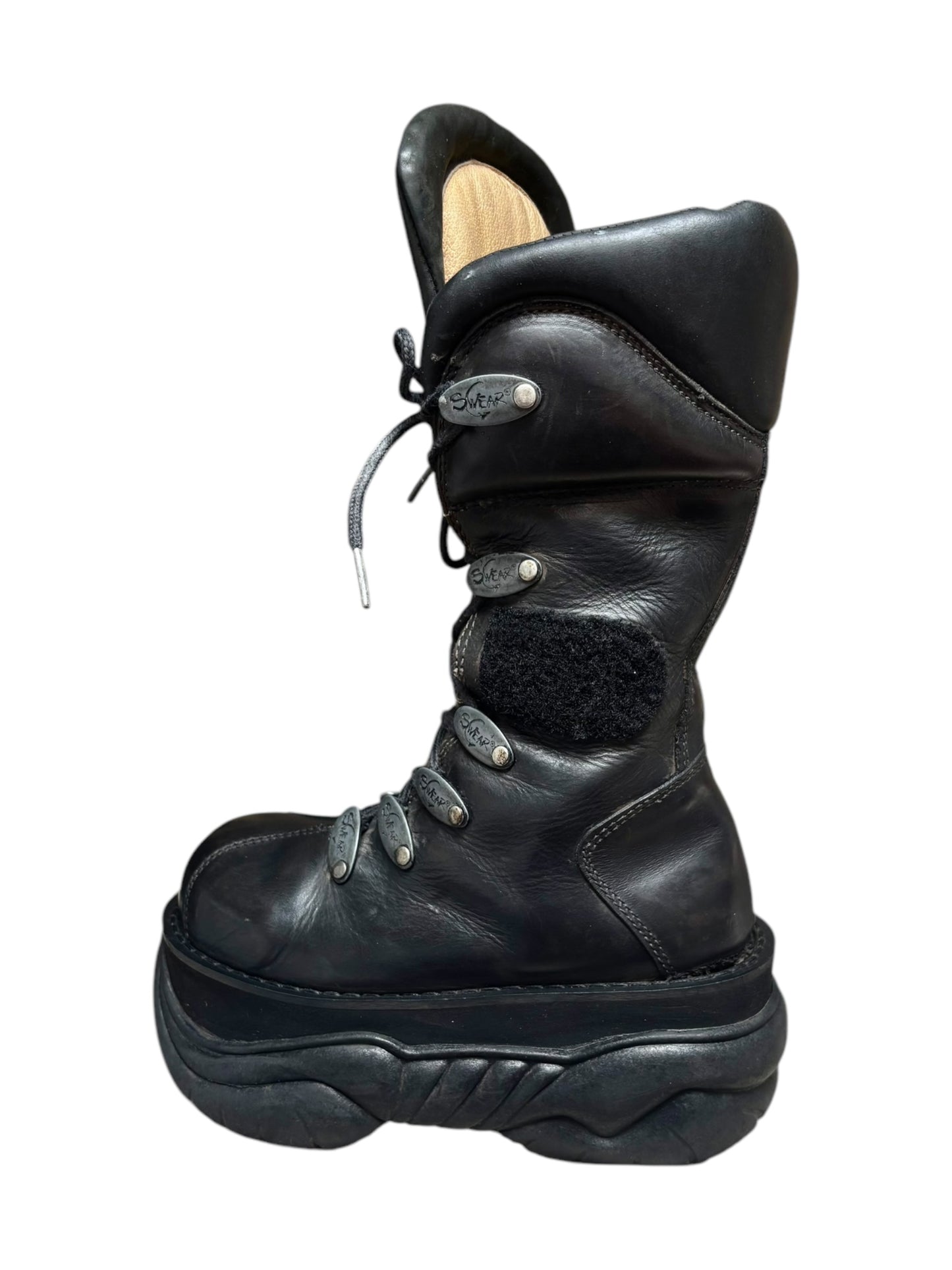 Vintage 90s Swear London alternative platform boots size 37