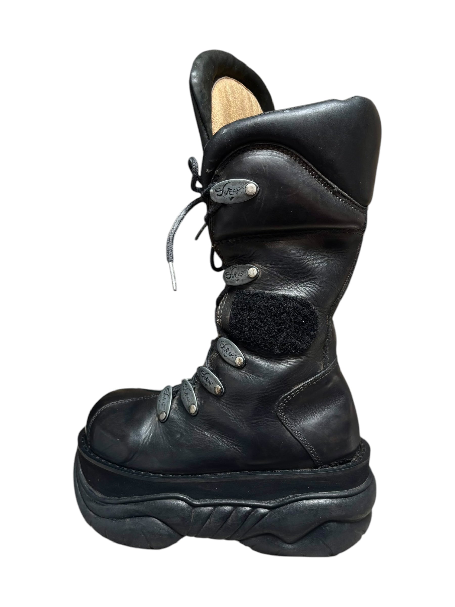 Vintage 90s Swear London alternative platform boots size 37