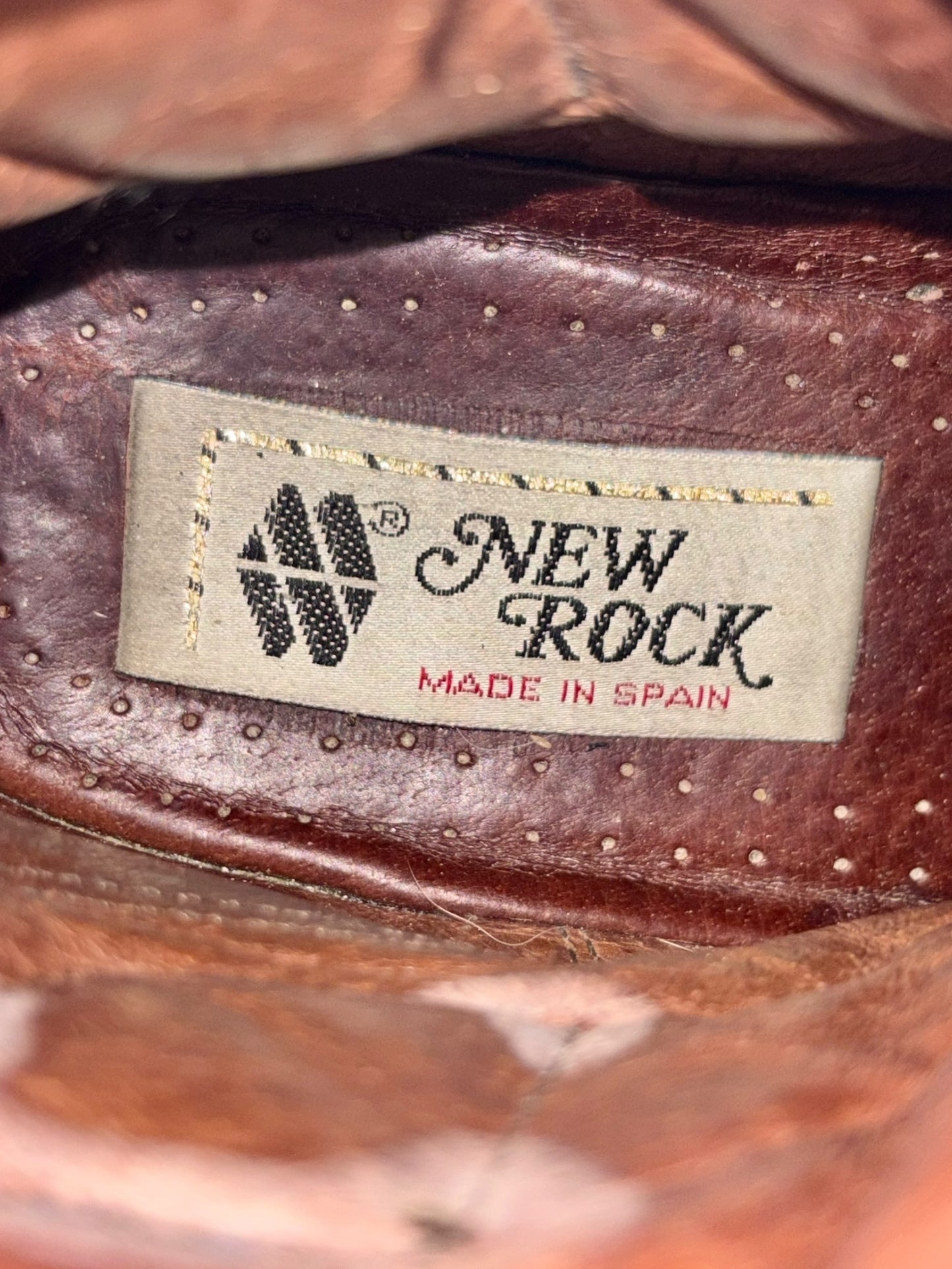 Vintage 90s New Rock neptuno pouch platform boots size 39