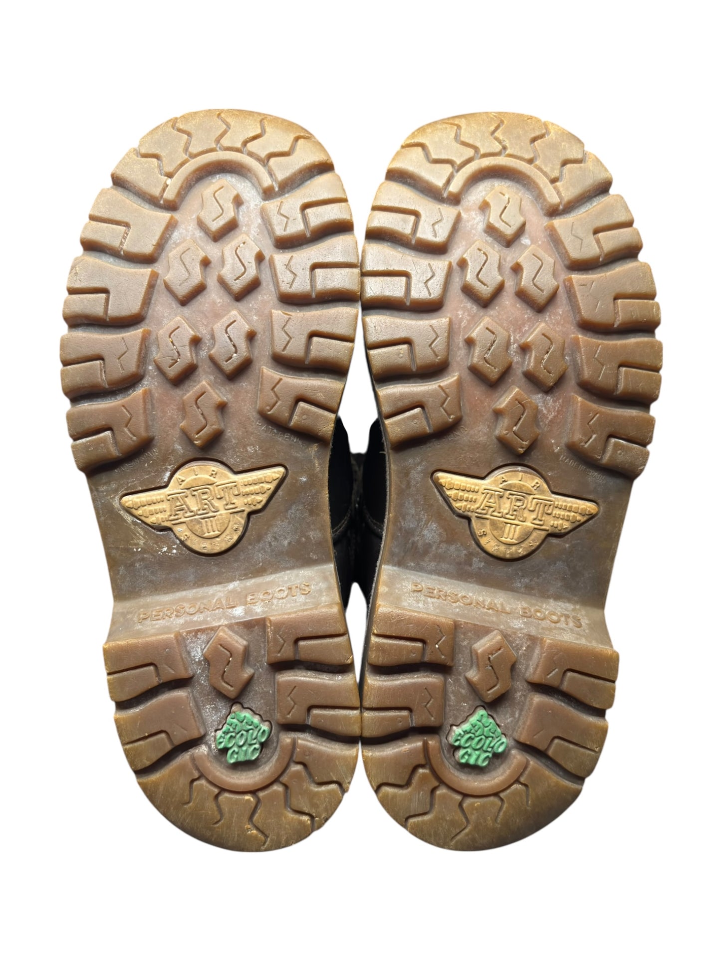 Vintage ART brown leather ankle boots size 36