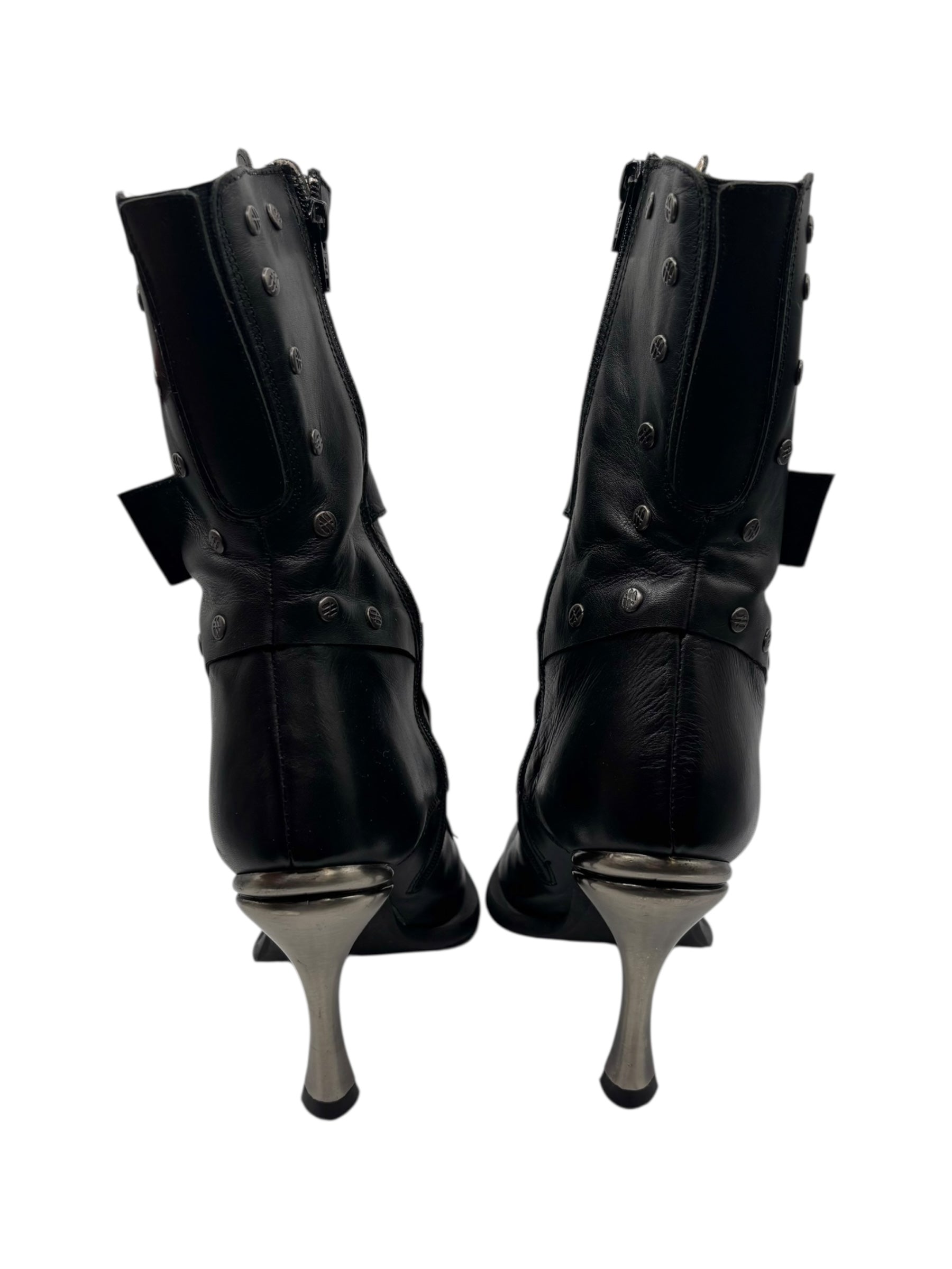 Vintage New Rock studded heels size 40