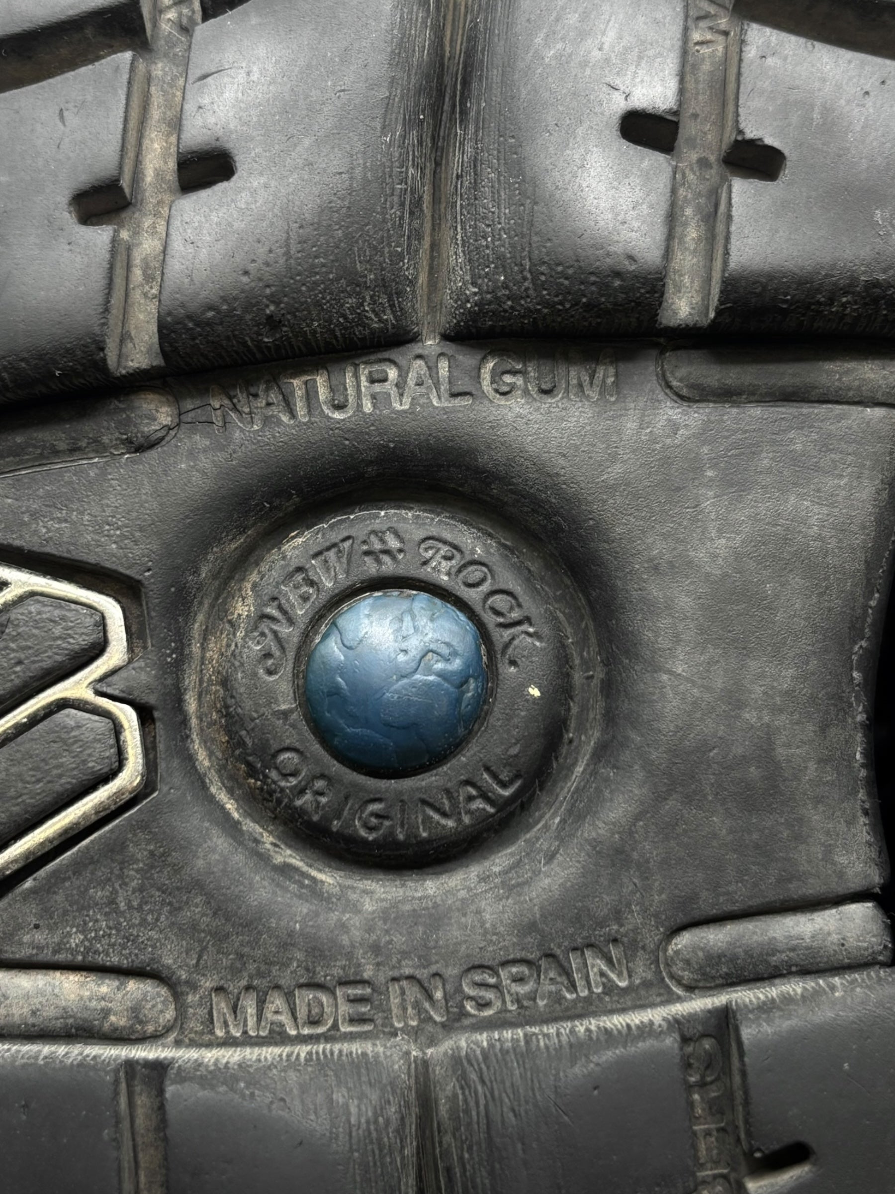 Vintage New Rock studded leather platform boots size 41