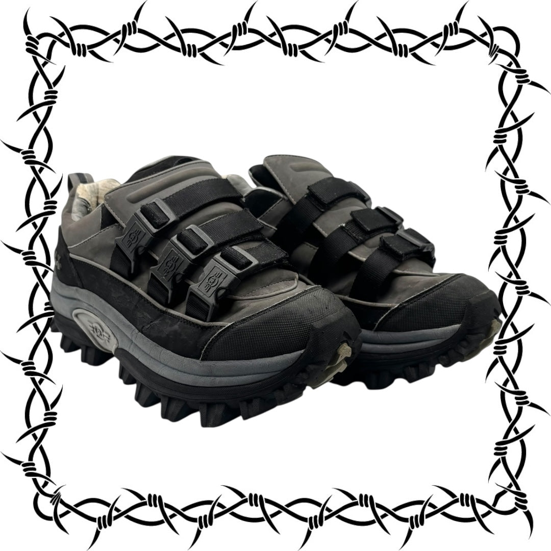 Vintage ART grey platform boots size 45