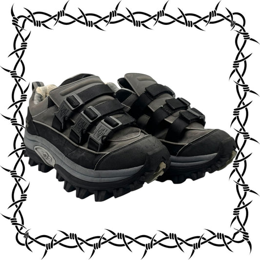 Vintage ART grey platform boots size 45