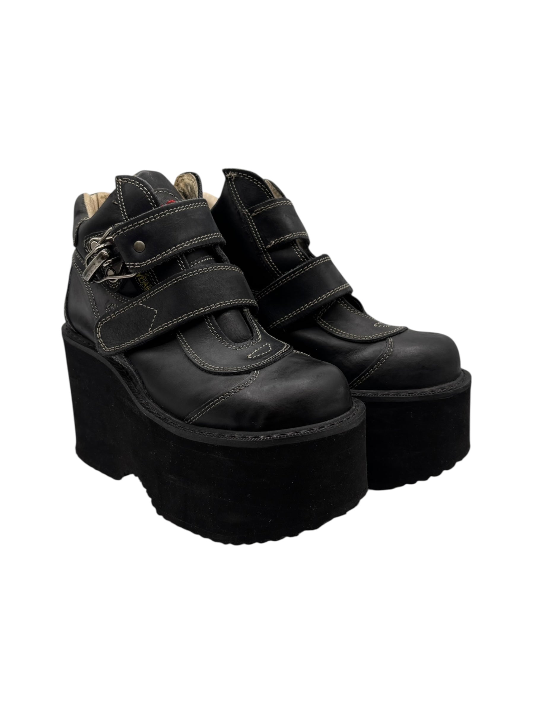 Vintage Swear London platform wedge boots size 36