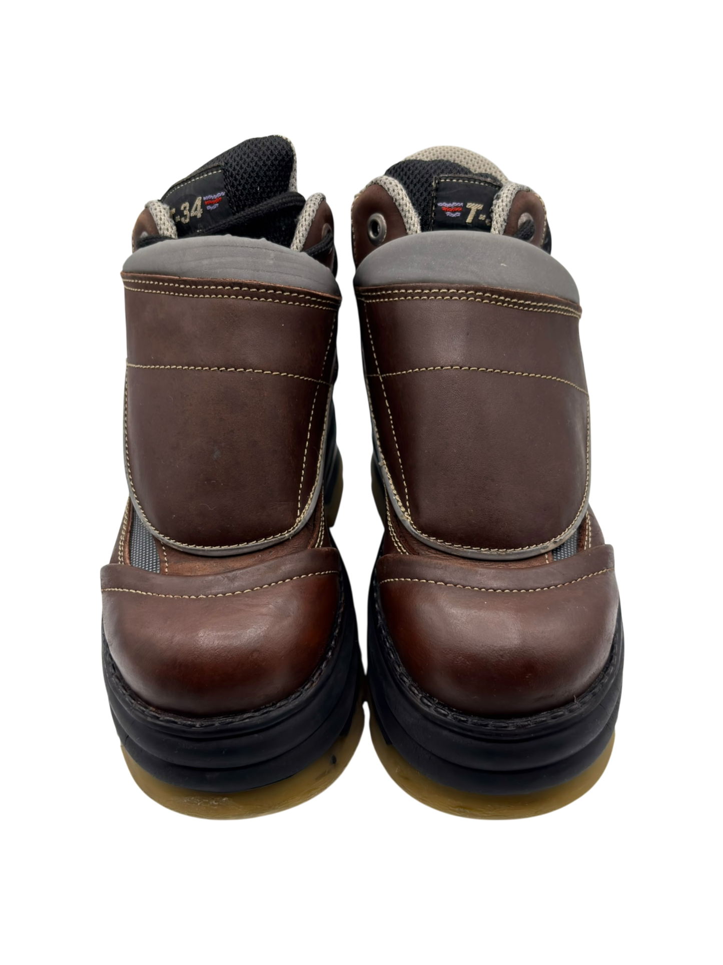 Vintage ART brown T-34 platform boots size 36