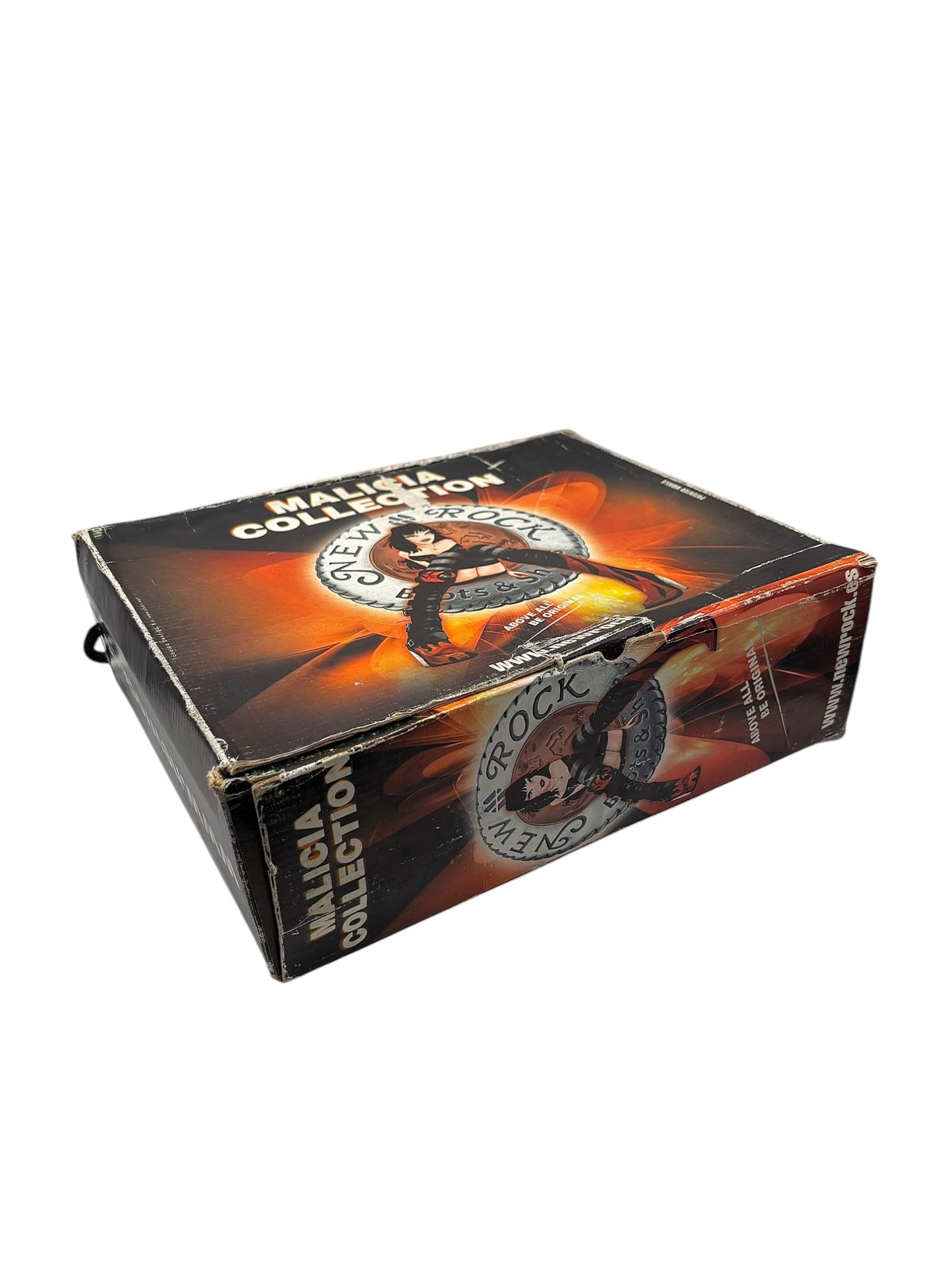 Vintage New Rock leather platform heels size 40