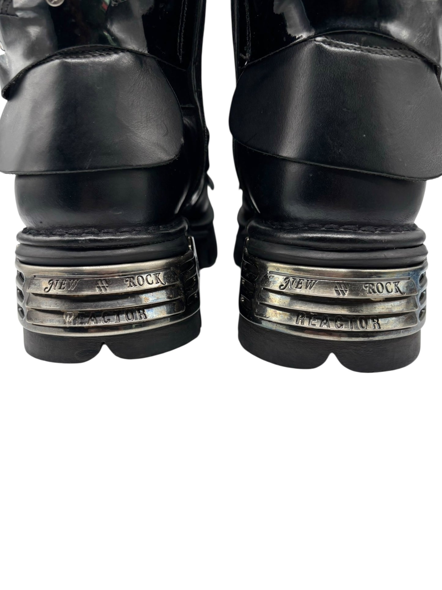 Vintage New Rock M-735-C5 knee high leather boots size 41