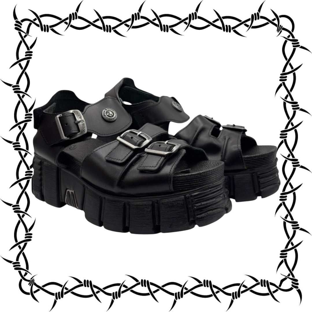 Vintage New Rock platform sandals