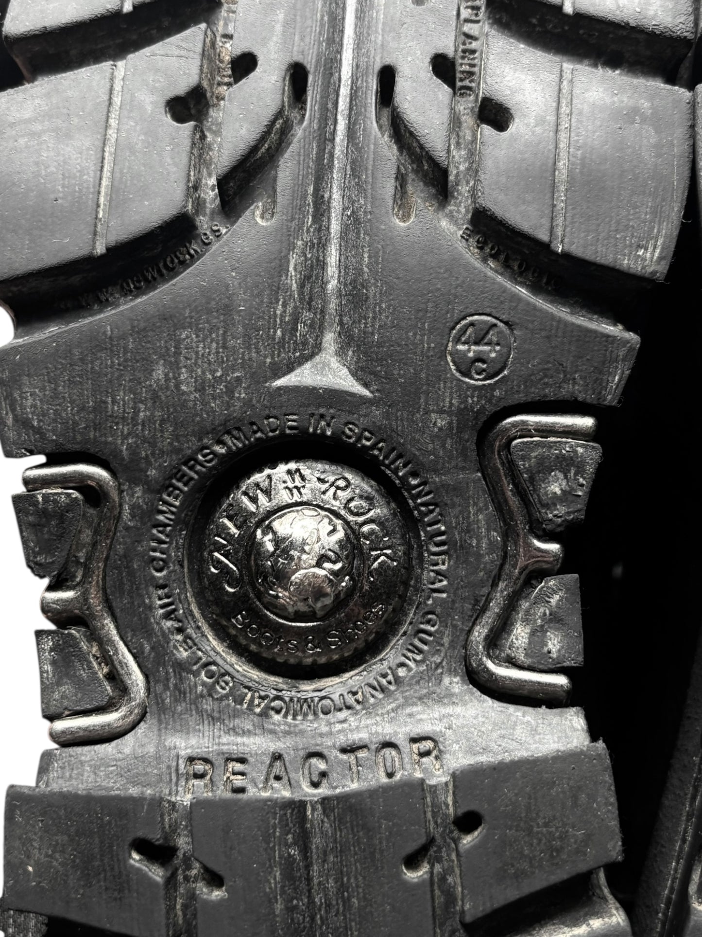 Vintage New Rock lace up reactor boots size 44