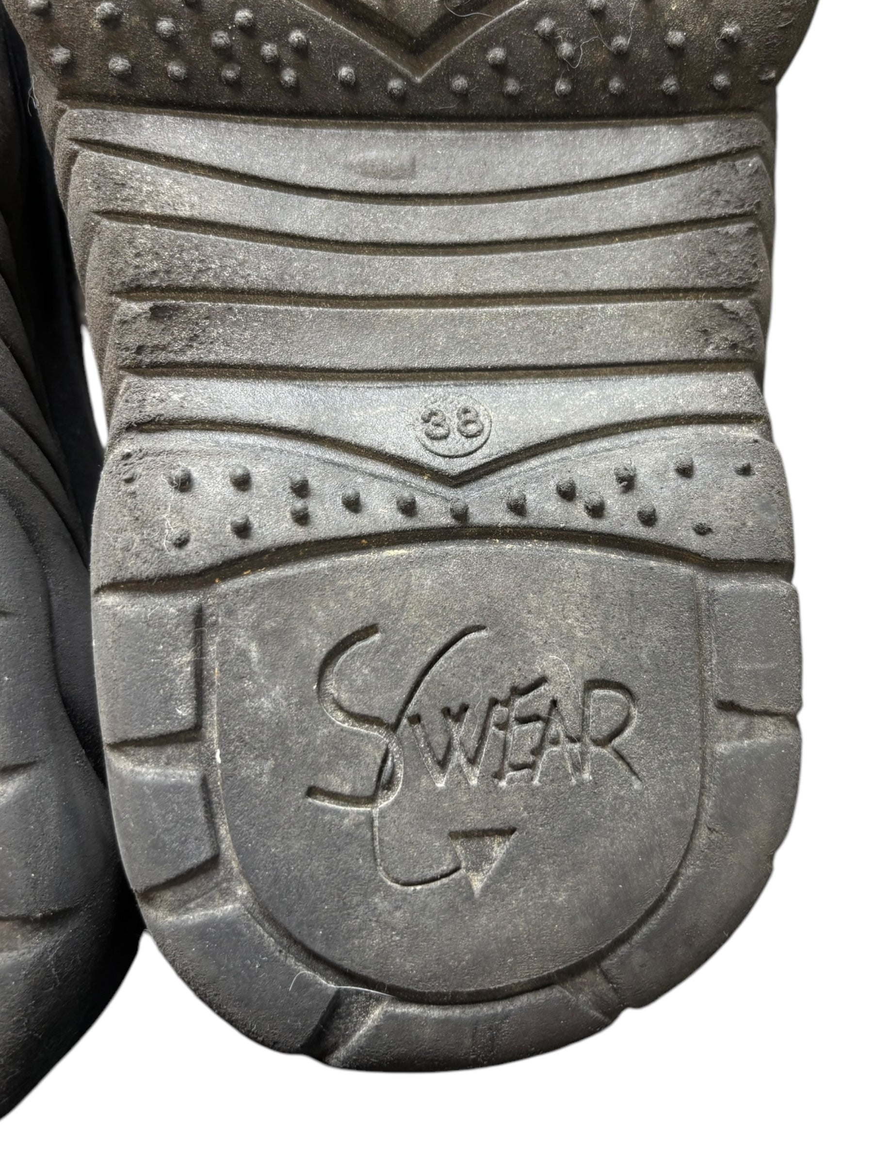 Swear London street mix blue platform boots Size 38 size 38