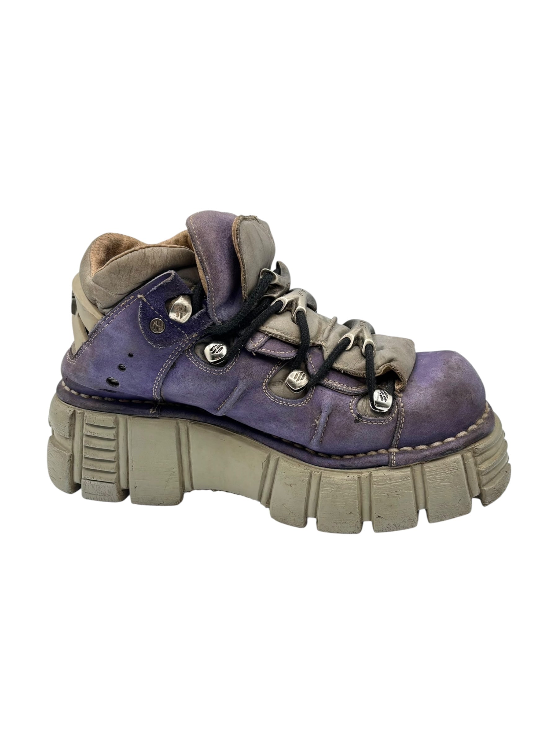 New Rock M-106 purple platform boots size 39
