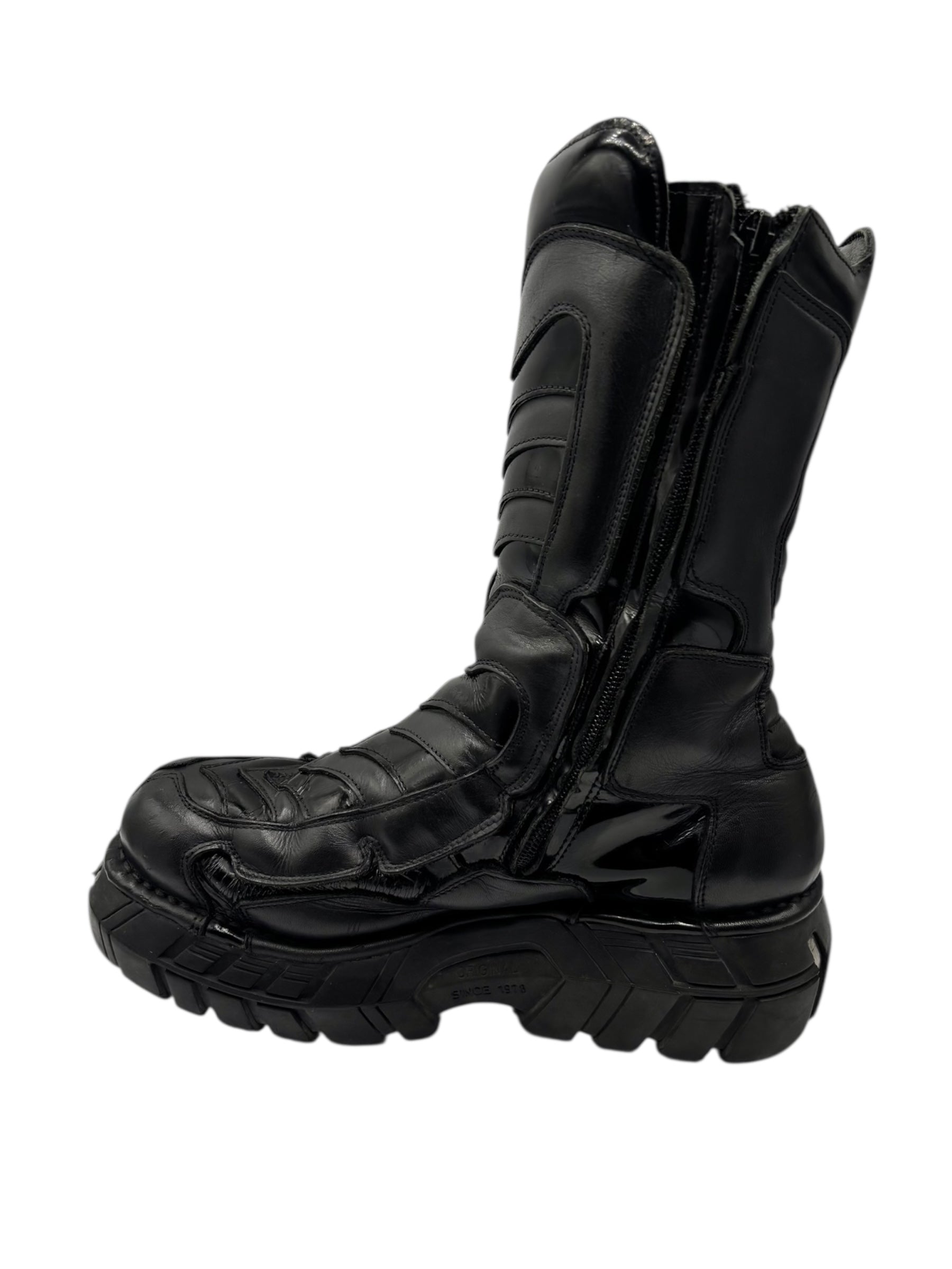 RARE vintage New Rock trailer platform boots size 40