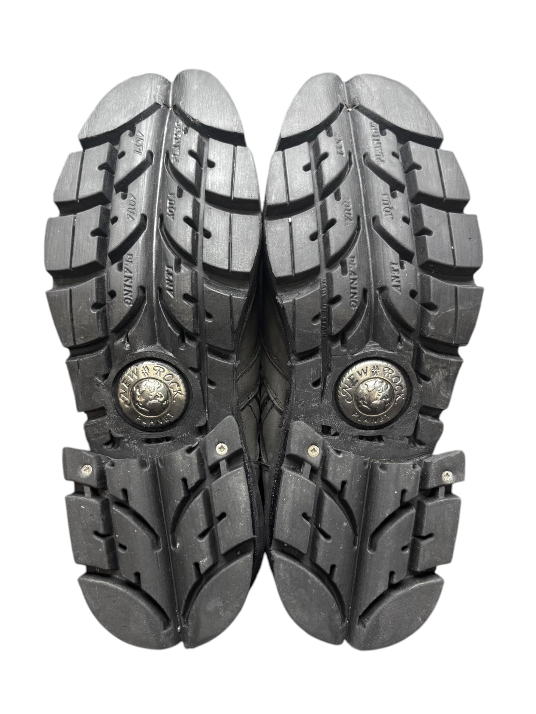 Vintage New Rock leather ankle boots size 41