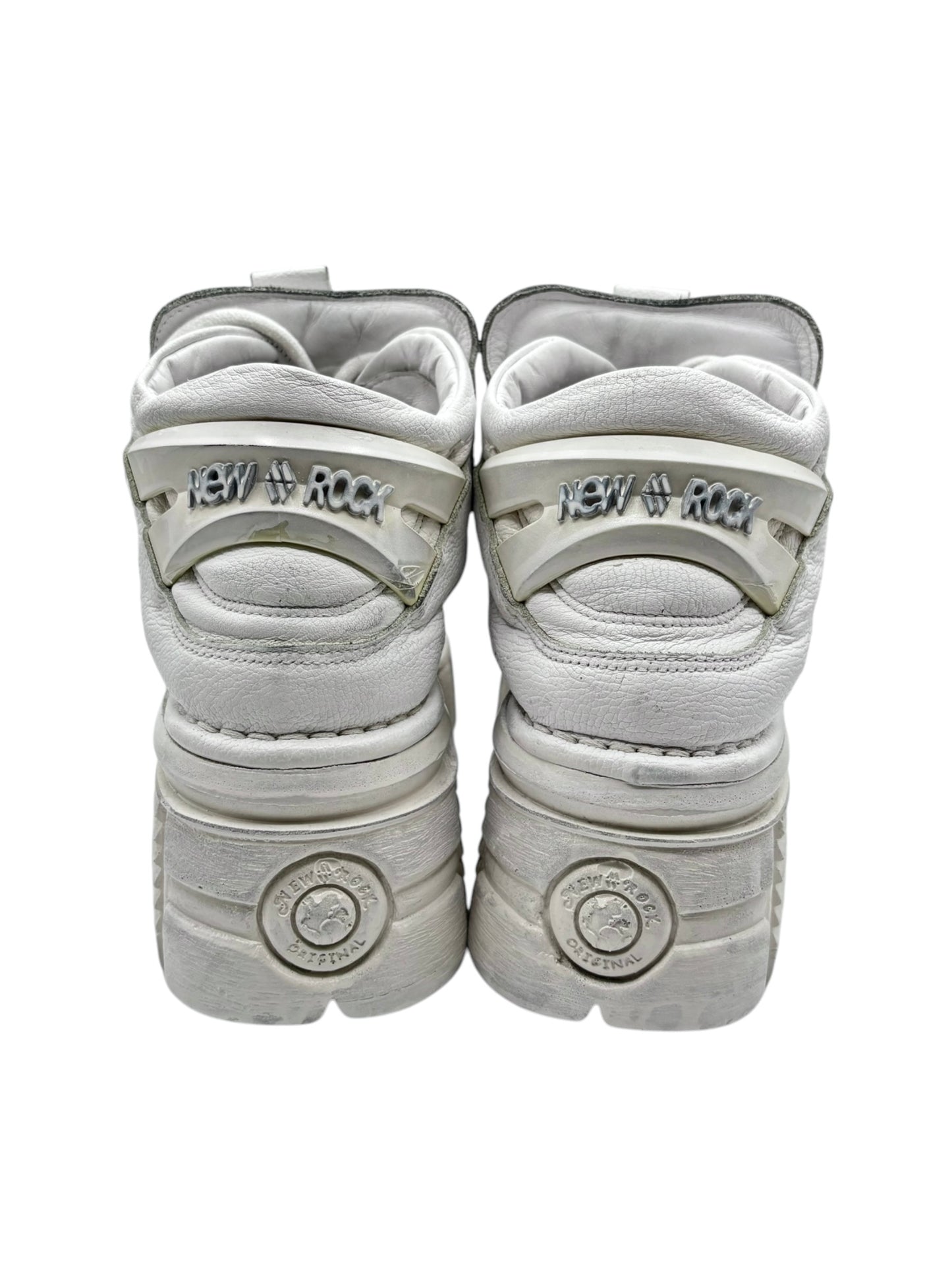 New Rock M-106 white platform boots size 43