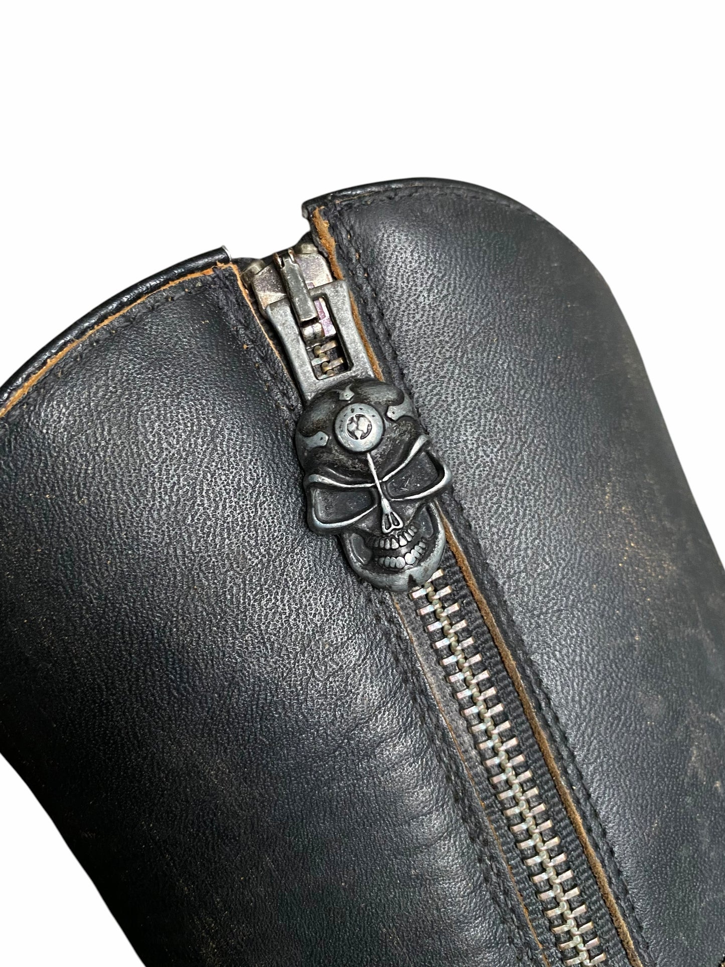 New Rock leather cowboy boots size 38