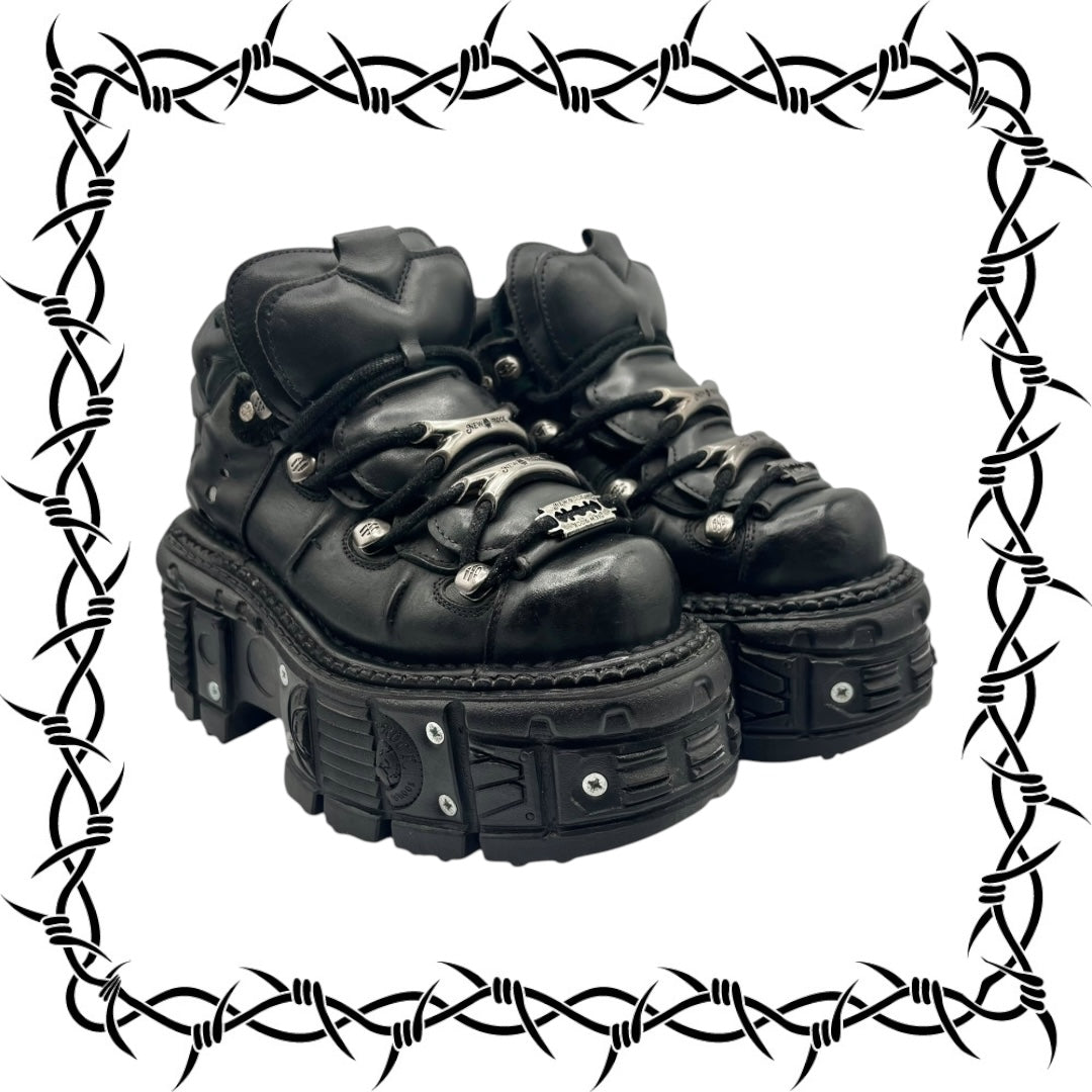 New Rock M-WALL106 techno platform boots size 36