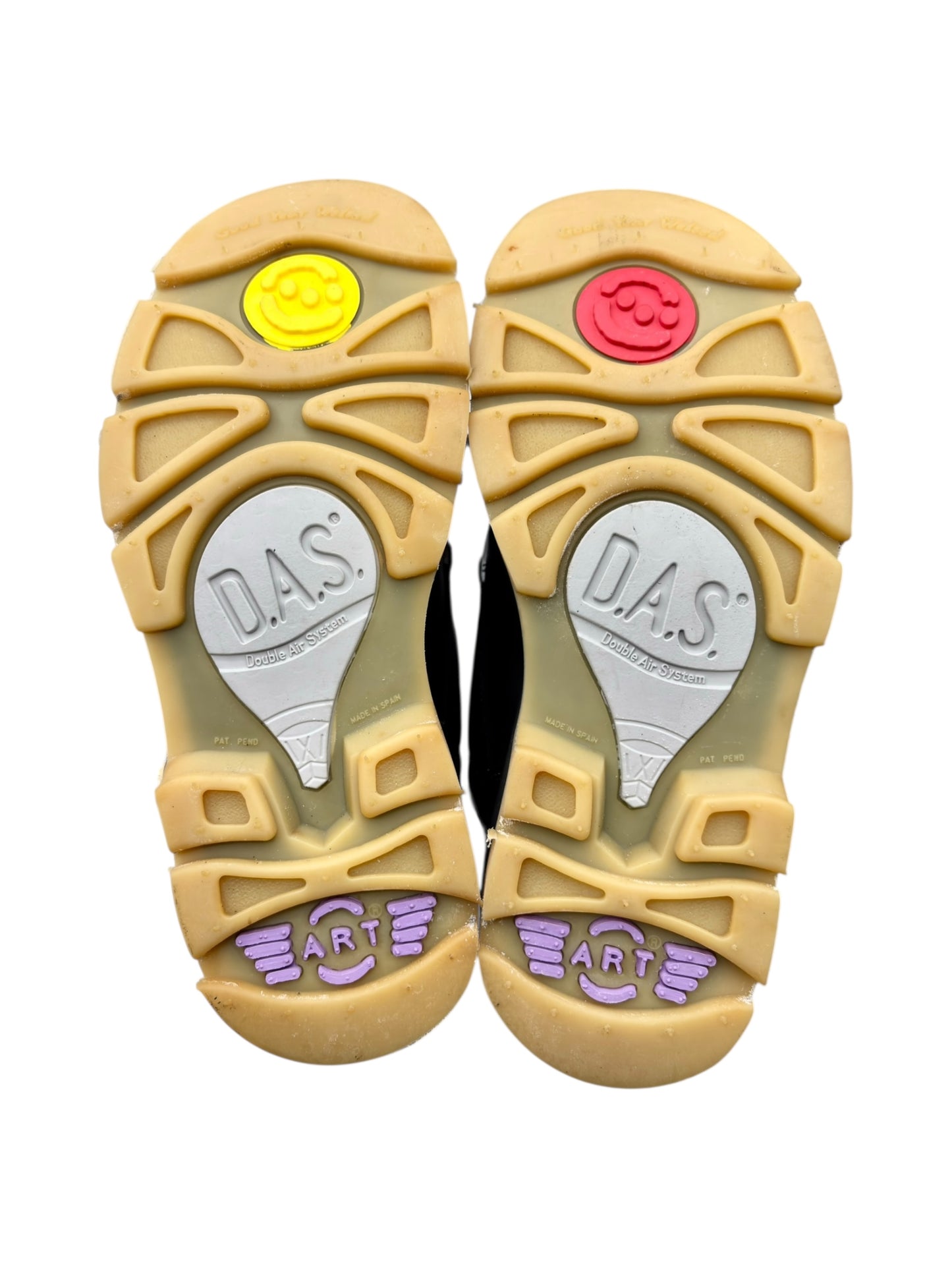 Vintage ART M401 foxxil black platform boots size 41