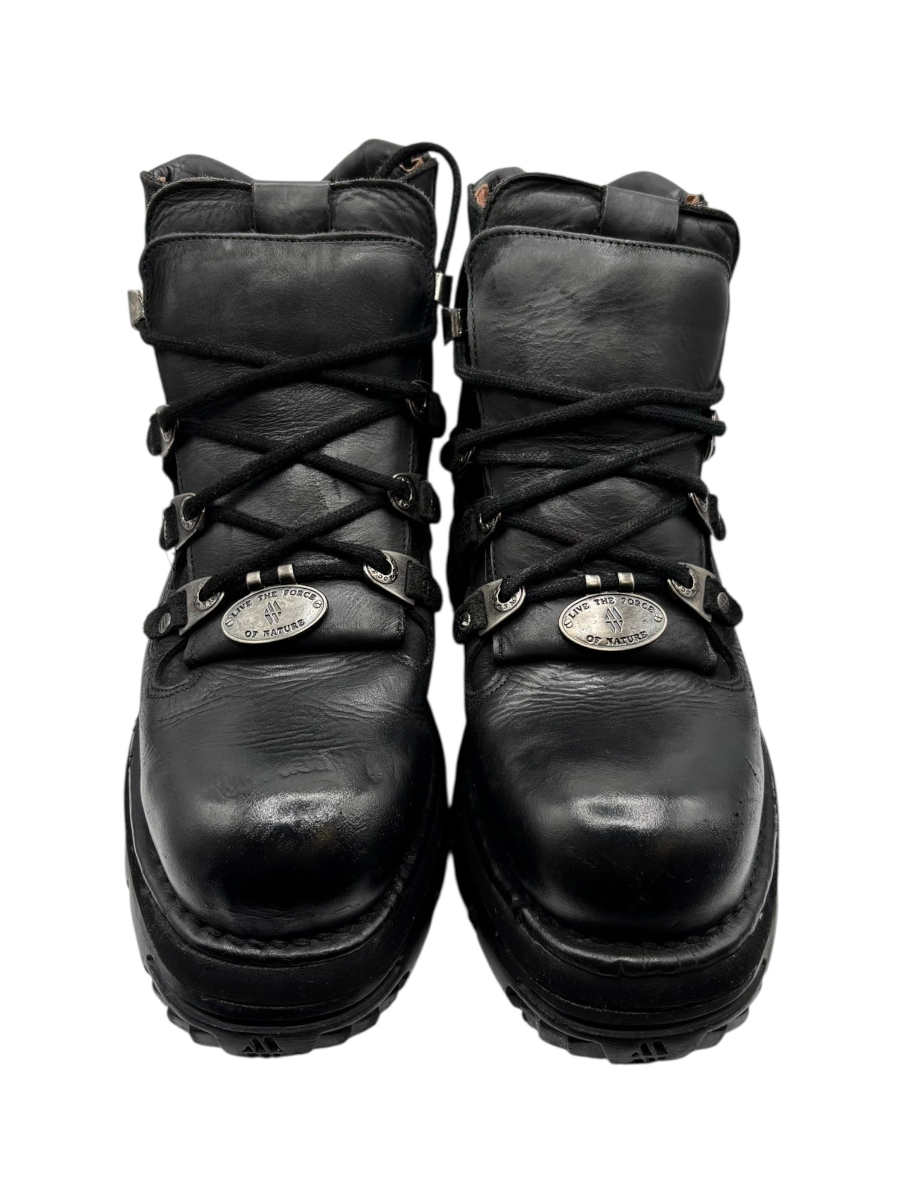 Vintage New Rock lace-up ankle boots size 44