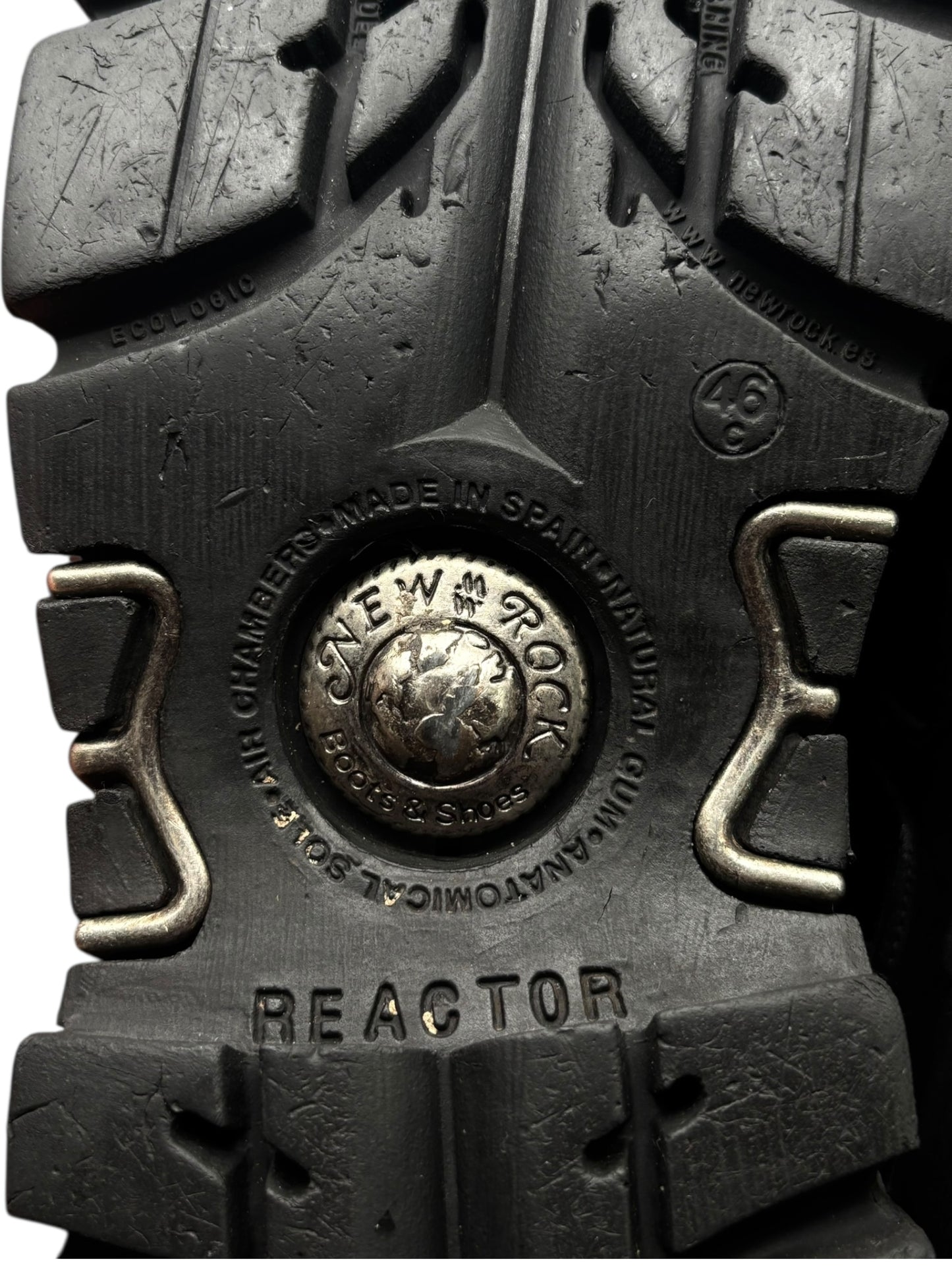 Vintage New Rock combat ankle boots size 46