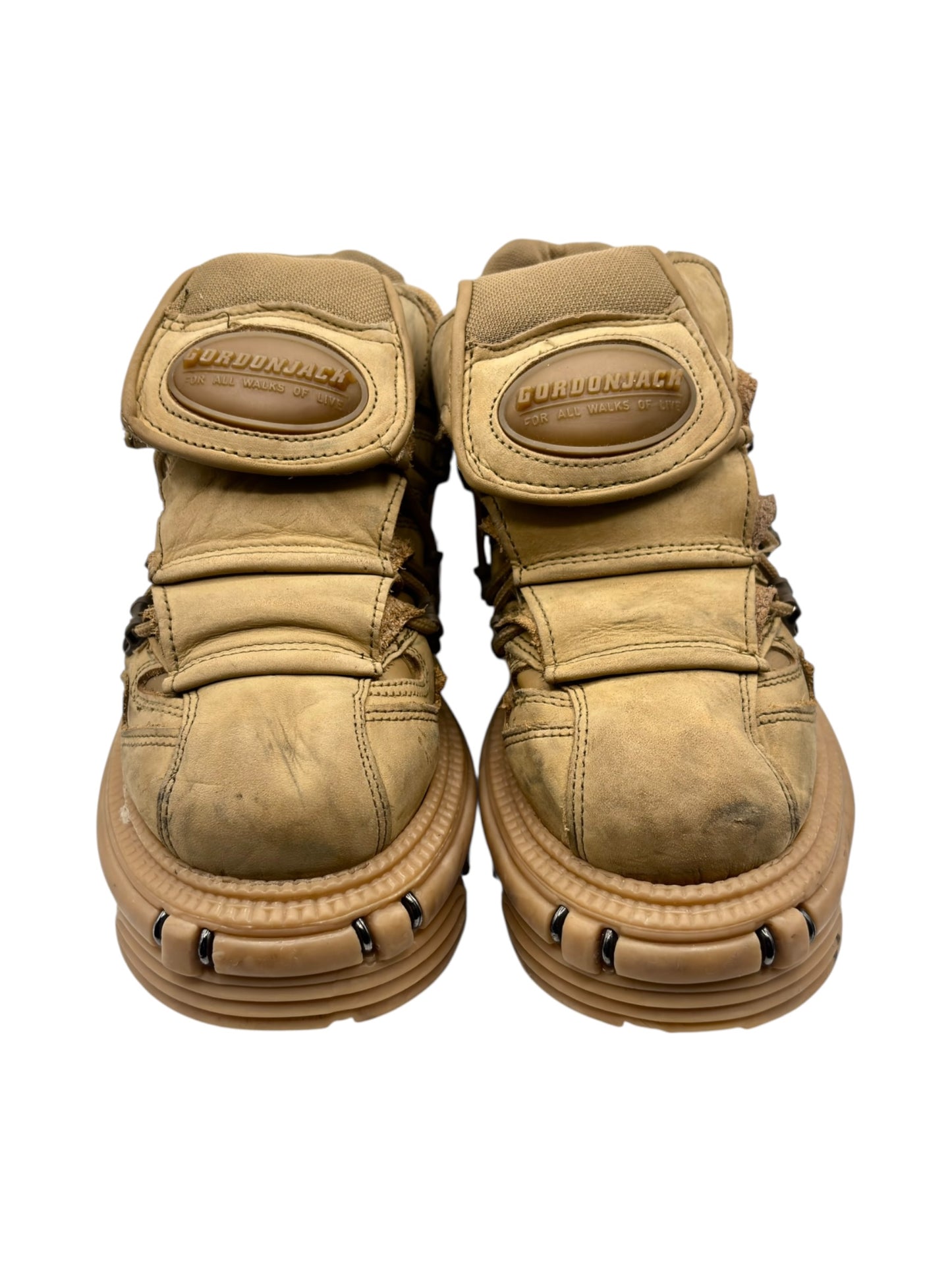 Vintage Gordon Jack brown platform boots size 40