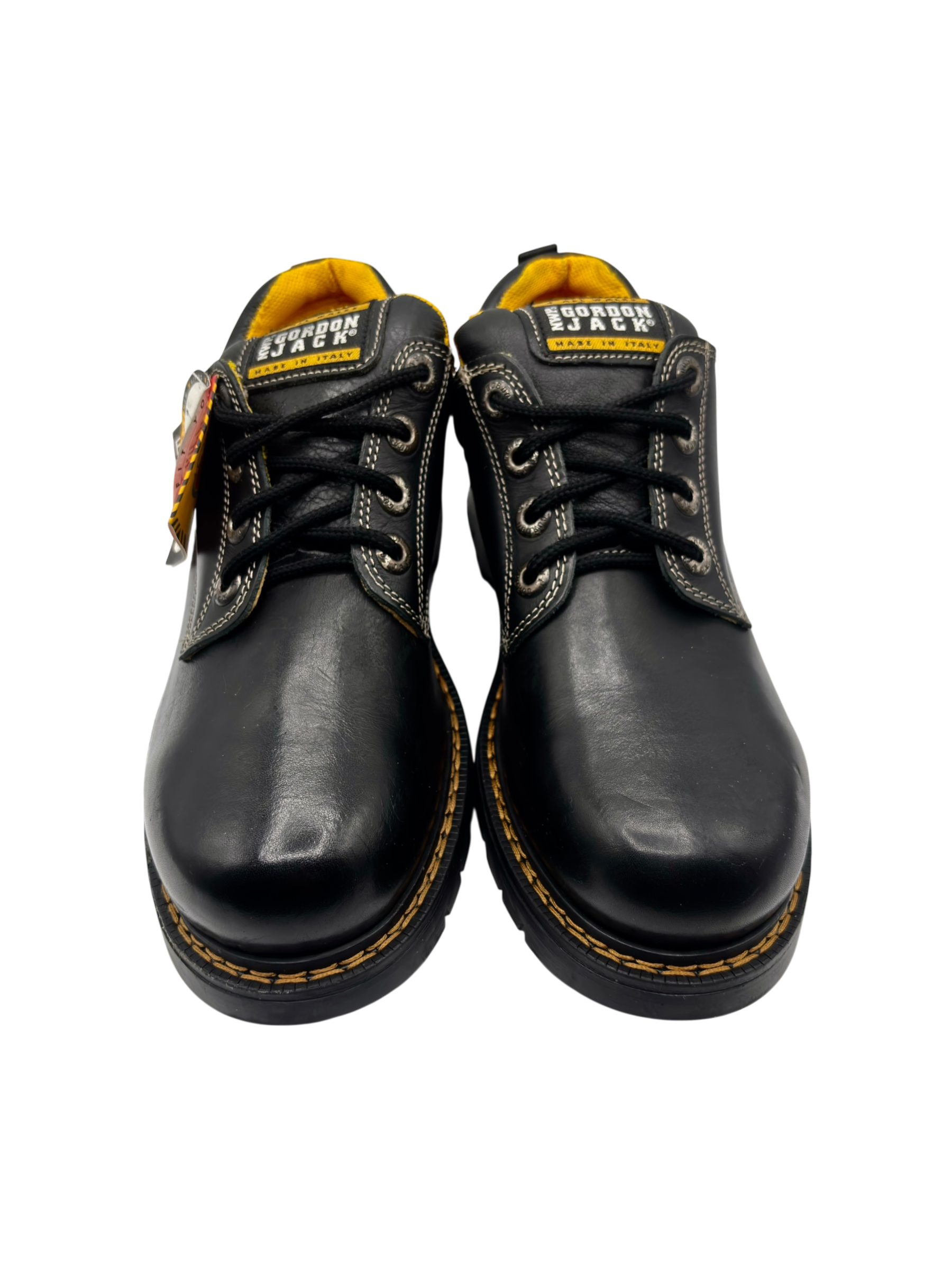 Vintage Gordon Jack classic black leather ankle boots size 44