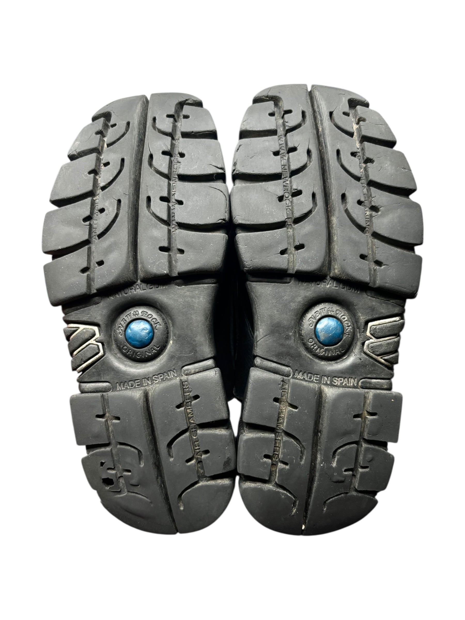 Vintage New Rock triple clasp platform boots size 40