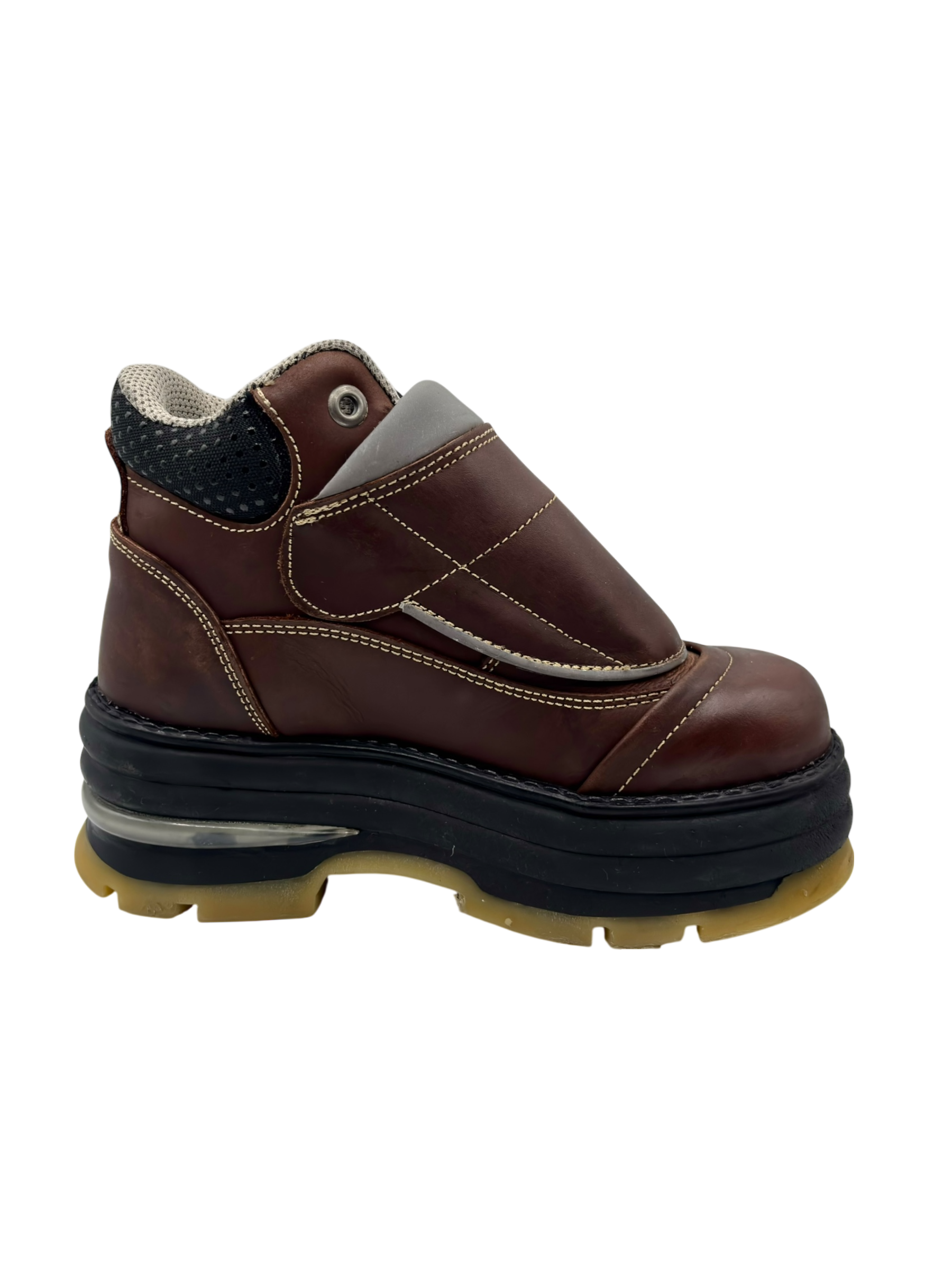 Vintage ART brown T-34 platform boots size 36