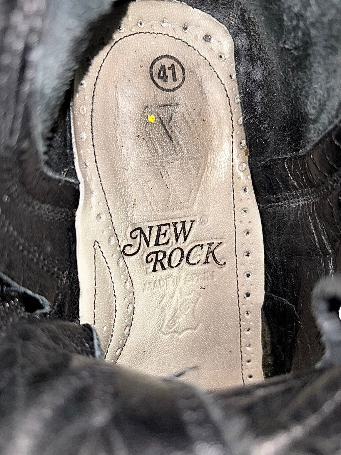 Vintage New Rock reactor boots size 41