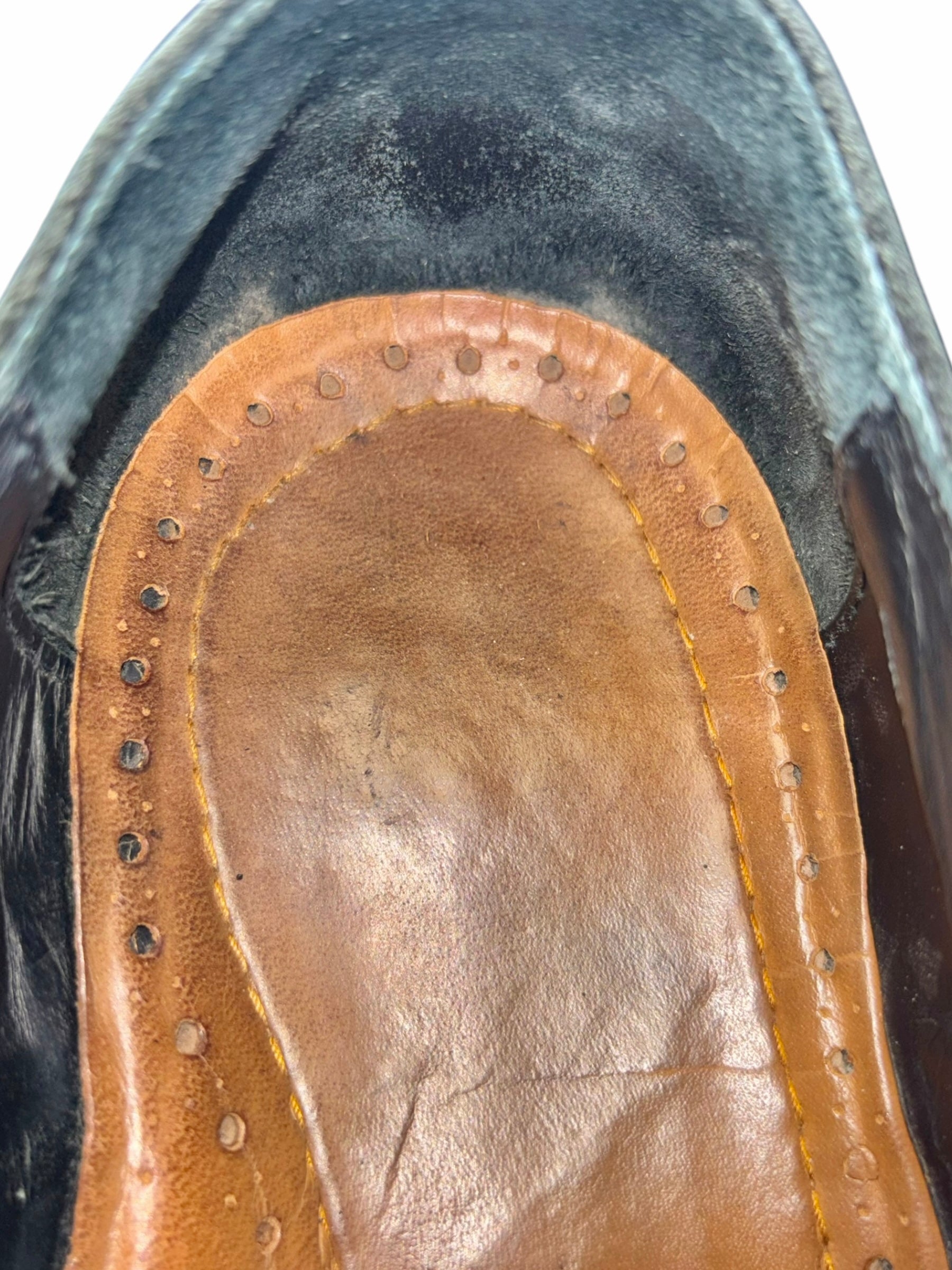 Vintage New Rock techno leather platform boots size 43