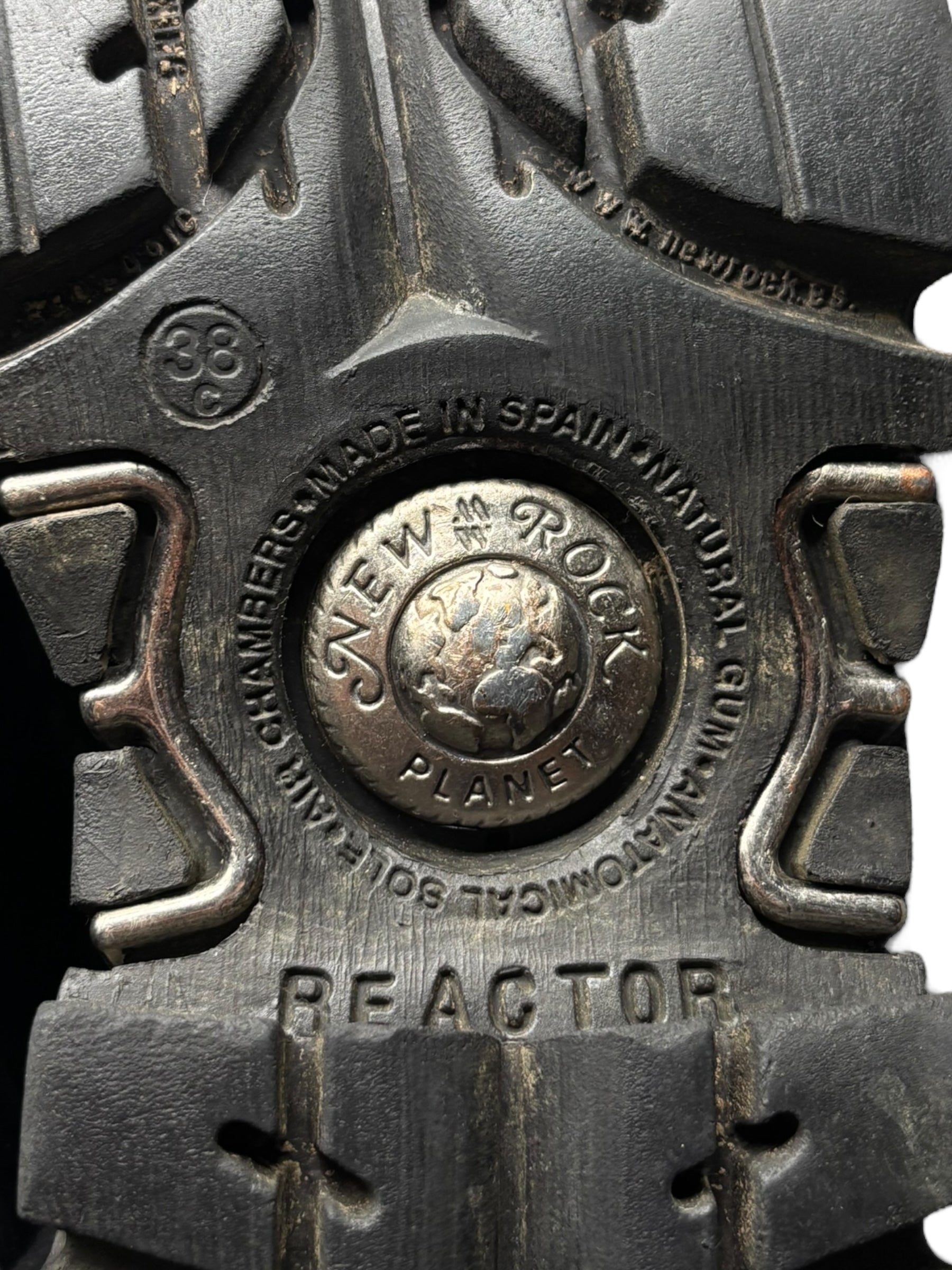 Vintage New Rock reactor platform boots size 38