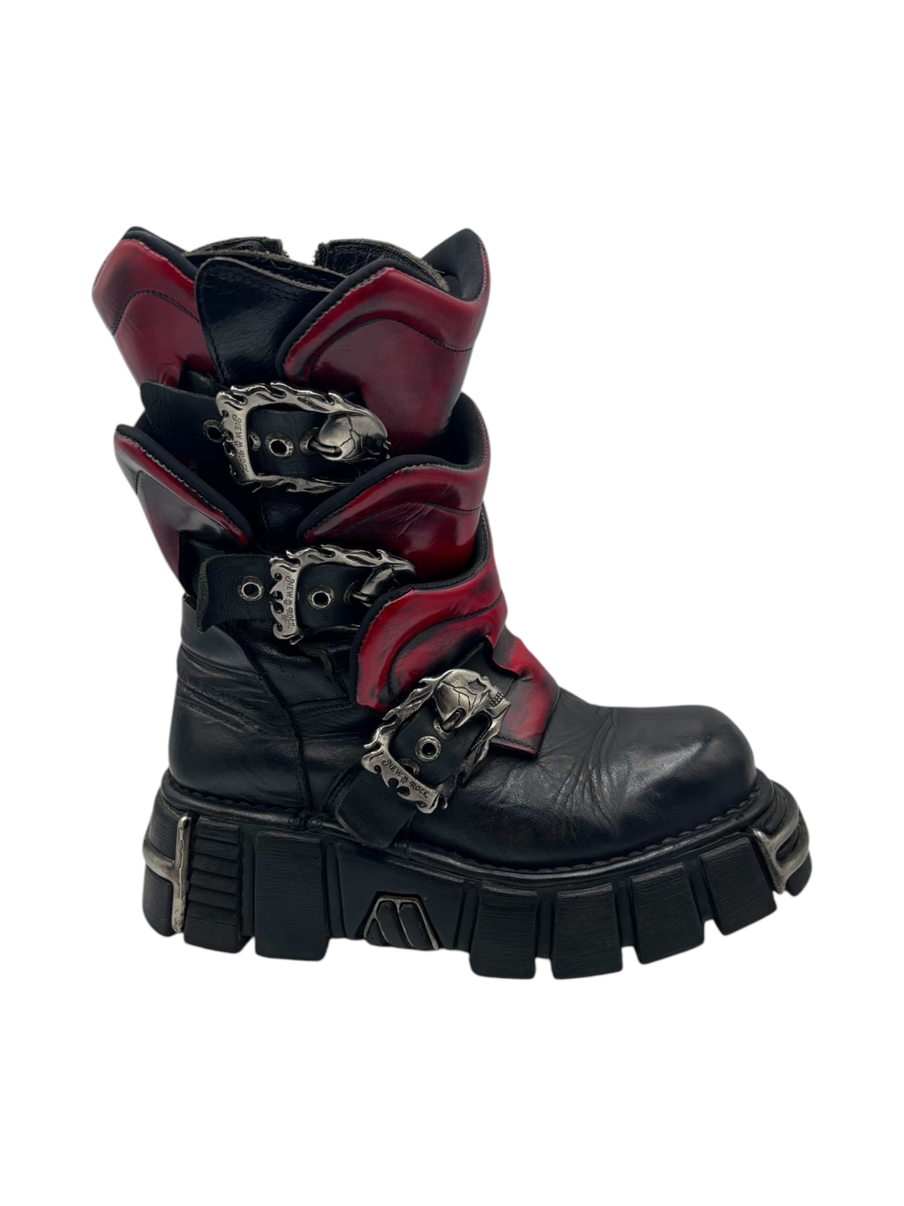 SUPER RARE vintage New Rock red dragon boots size 39