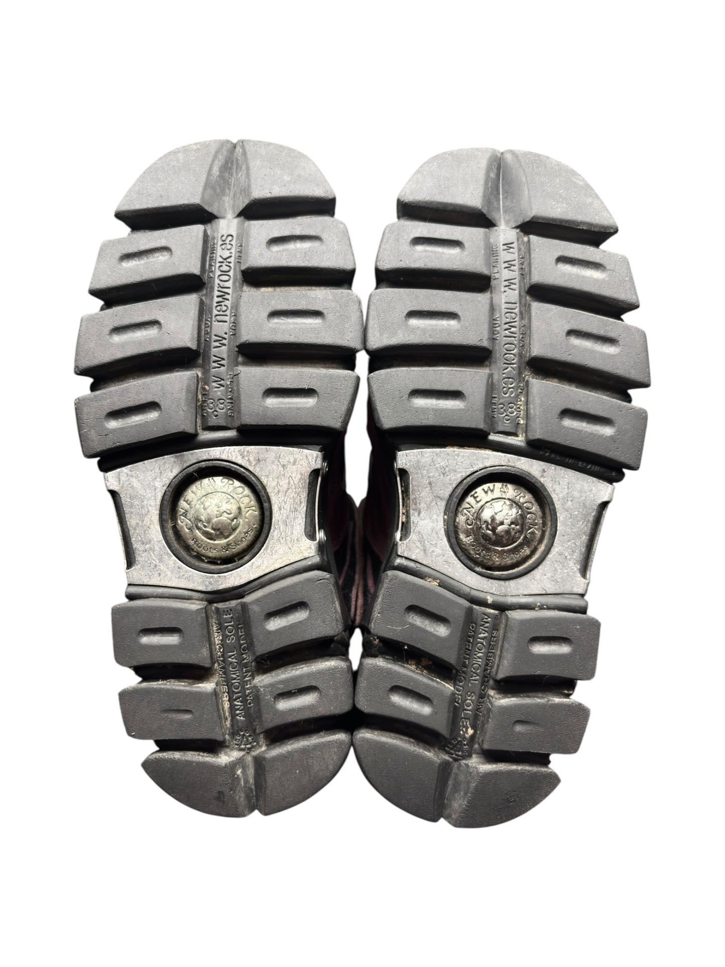 Vintage New Rock knee high terminator sole platform boots