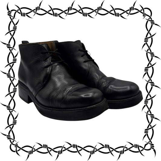 Vintage New Rock classic leather ankle boots size 41