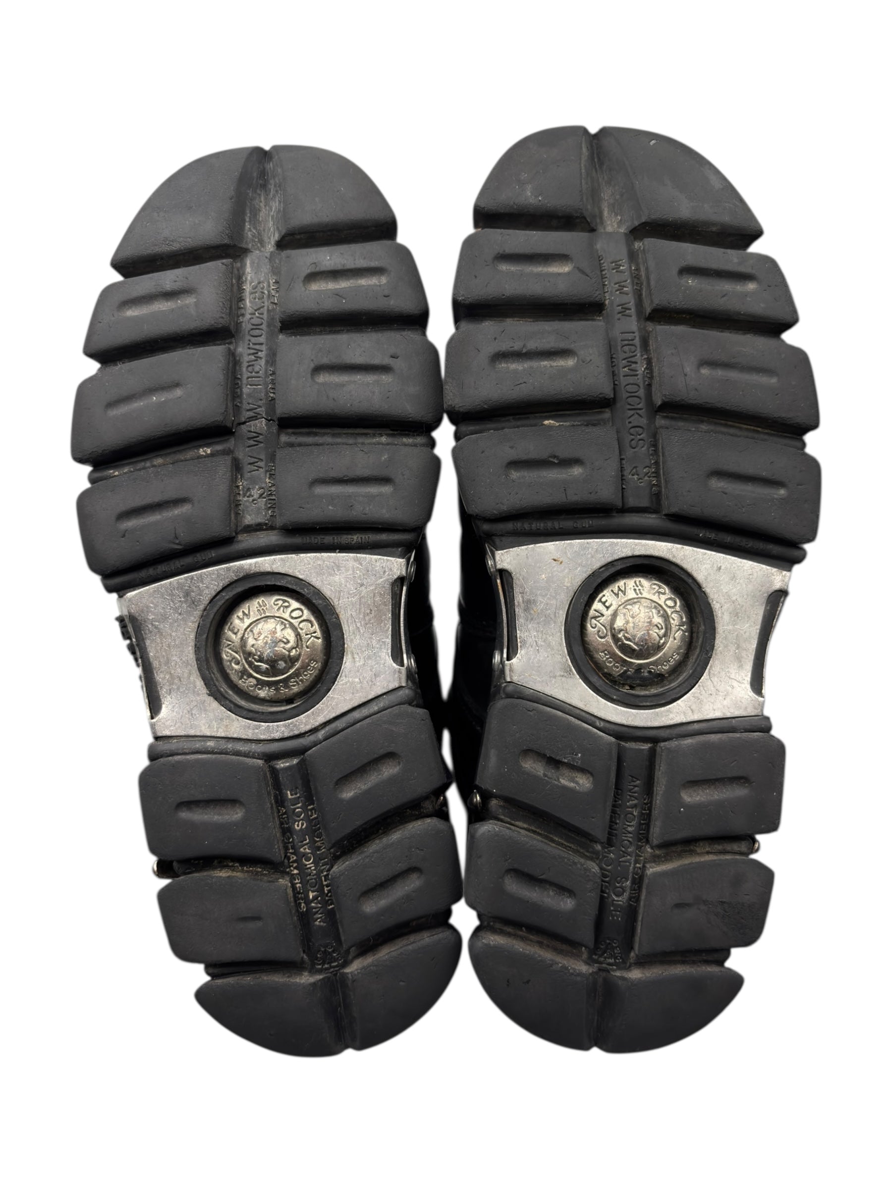 Vintage New Rock avant garde leather platform boots size 41