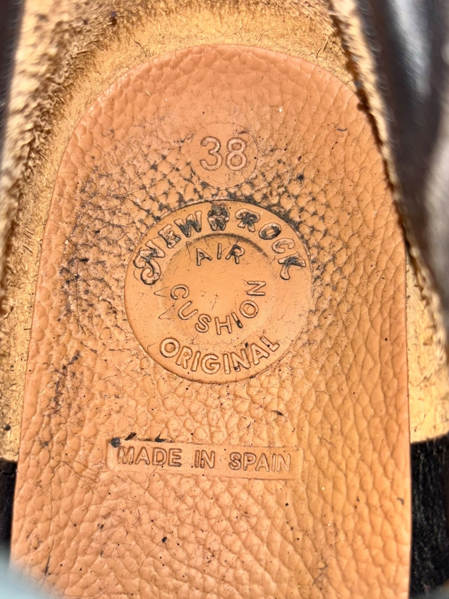 New Rock mega platform techno leather boots size 38