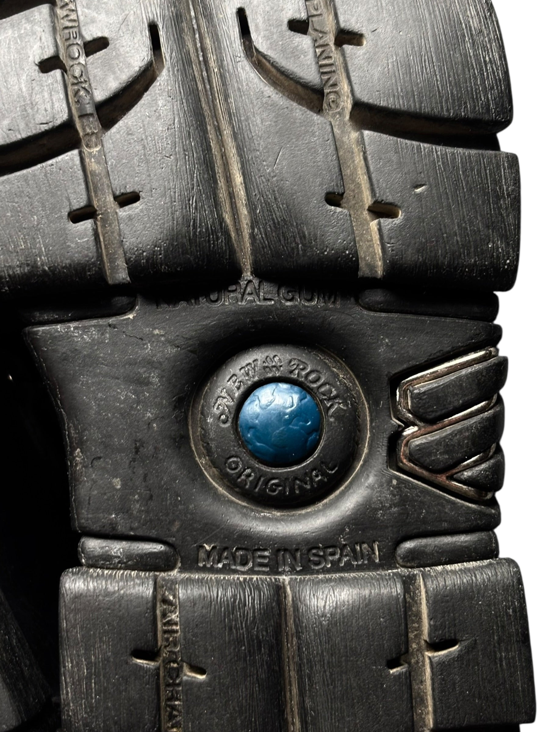 Vintage New Rock knee high studded platform boots size 43