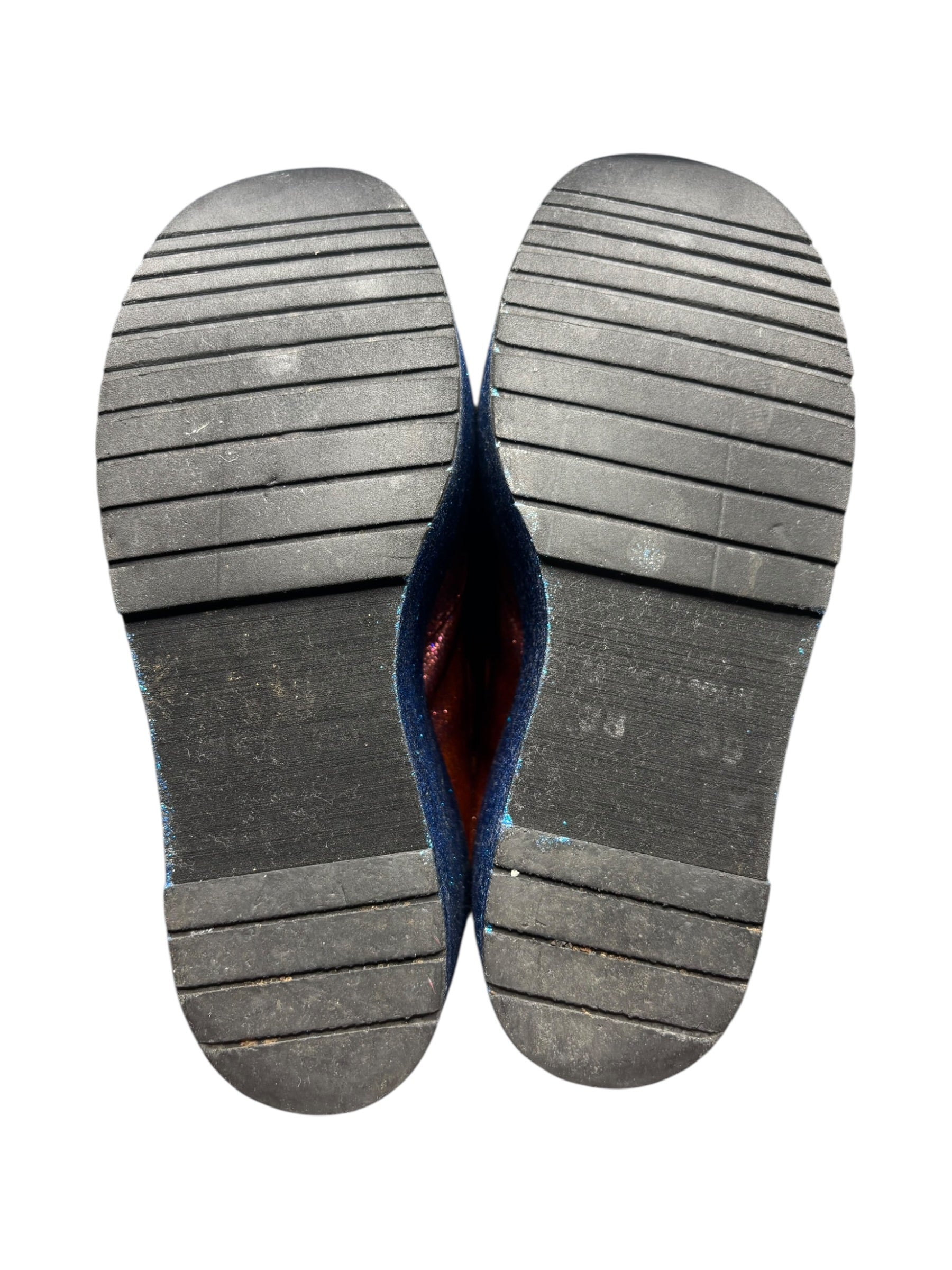 Vintage El Dantes orange platform clogs size 39